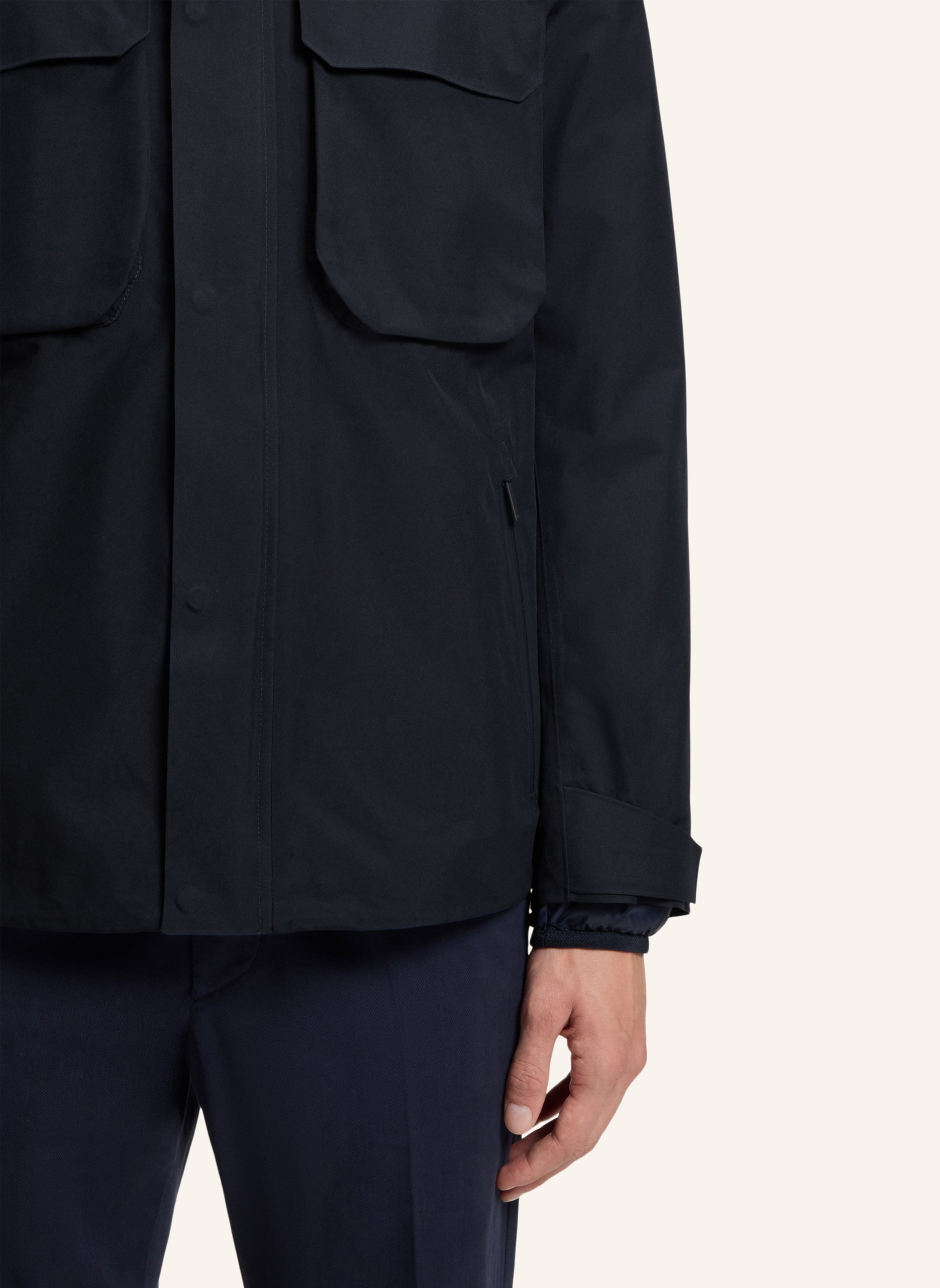 Thumbnail - Boss Casual Jacke P-Coler-Goretex blau