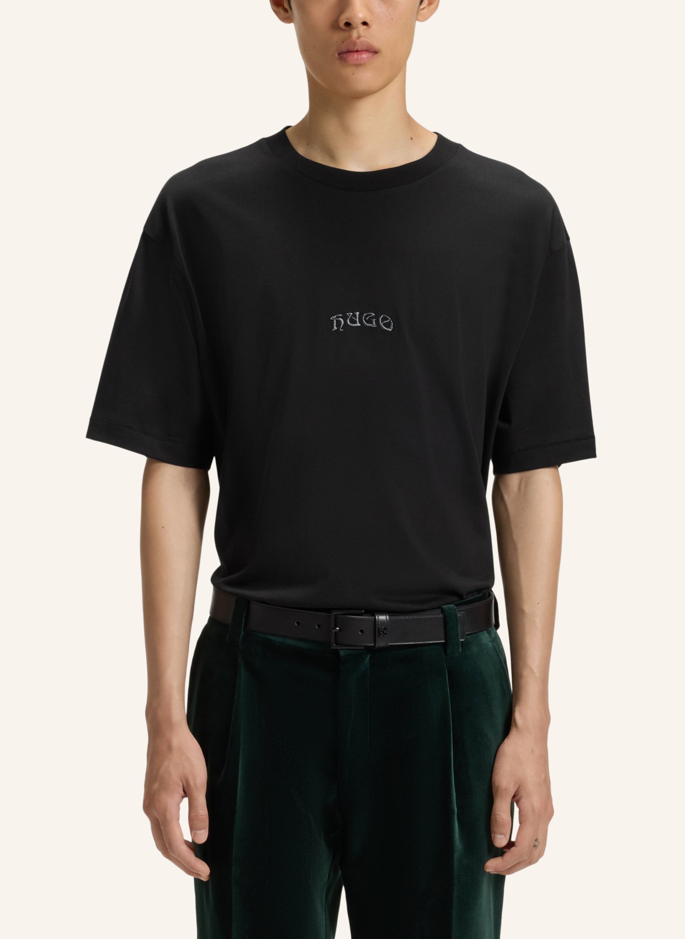 Thumbnail - Hugo T-Shirt Dadsu Oversize Fit schwarz