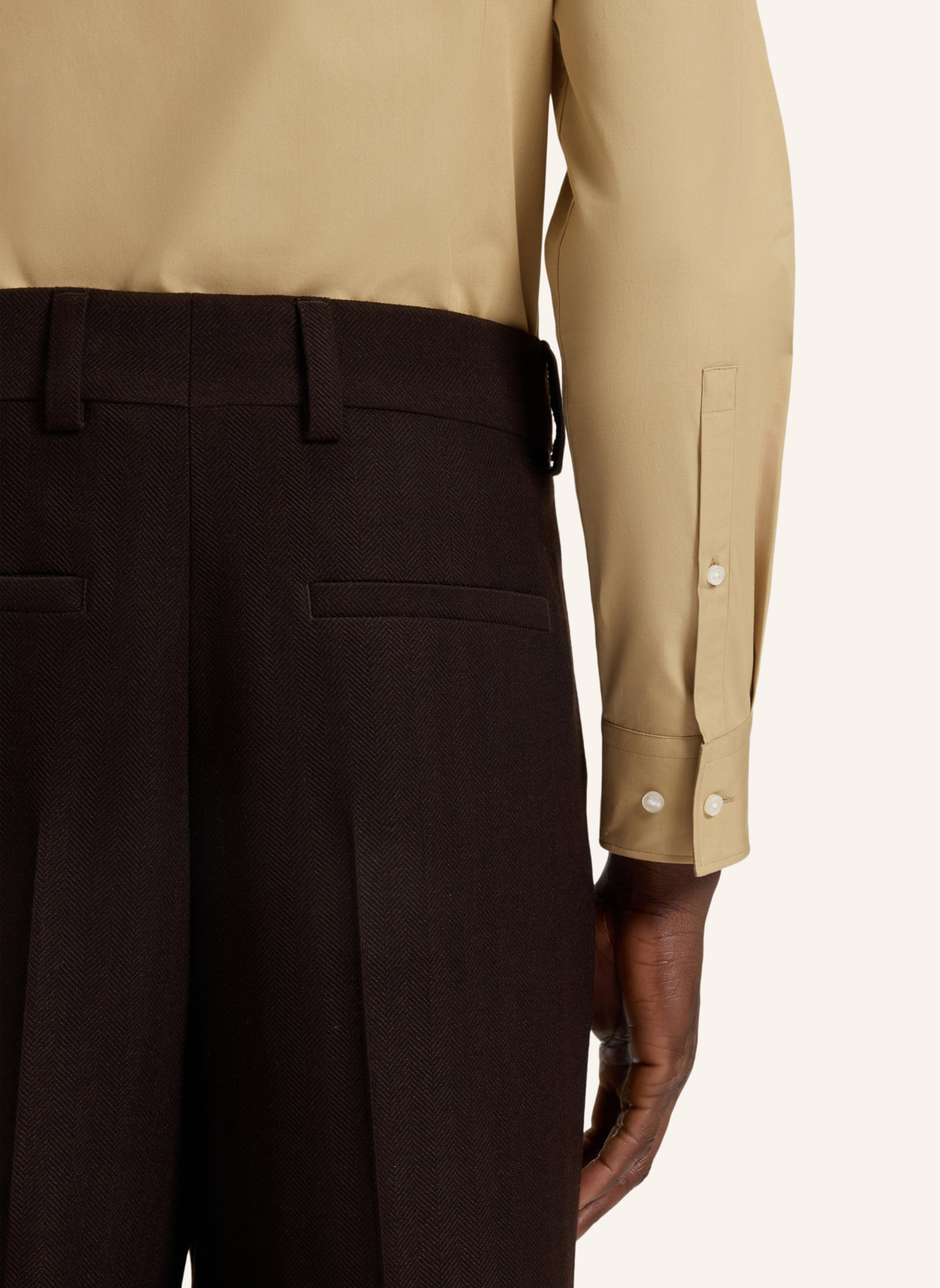 Thumbnail - Hugo Business Hemd Kenno Slim Fit beige