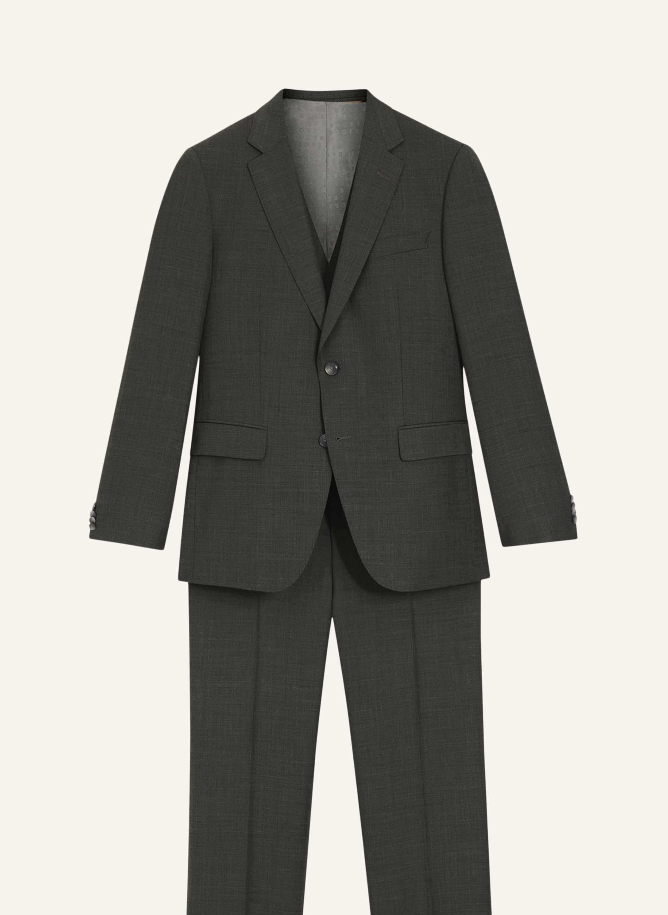 Thumbnail - Boss Business Anzug H-Huge-3pcs-253 Slim Fit braun