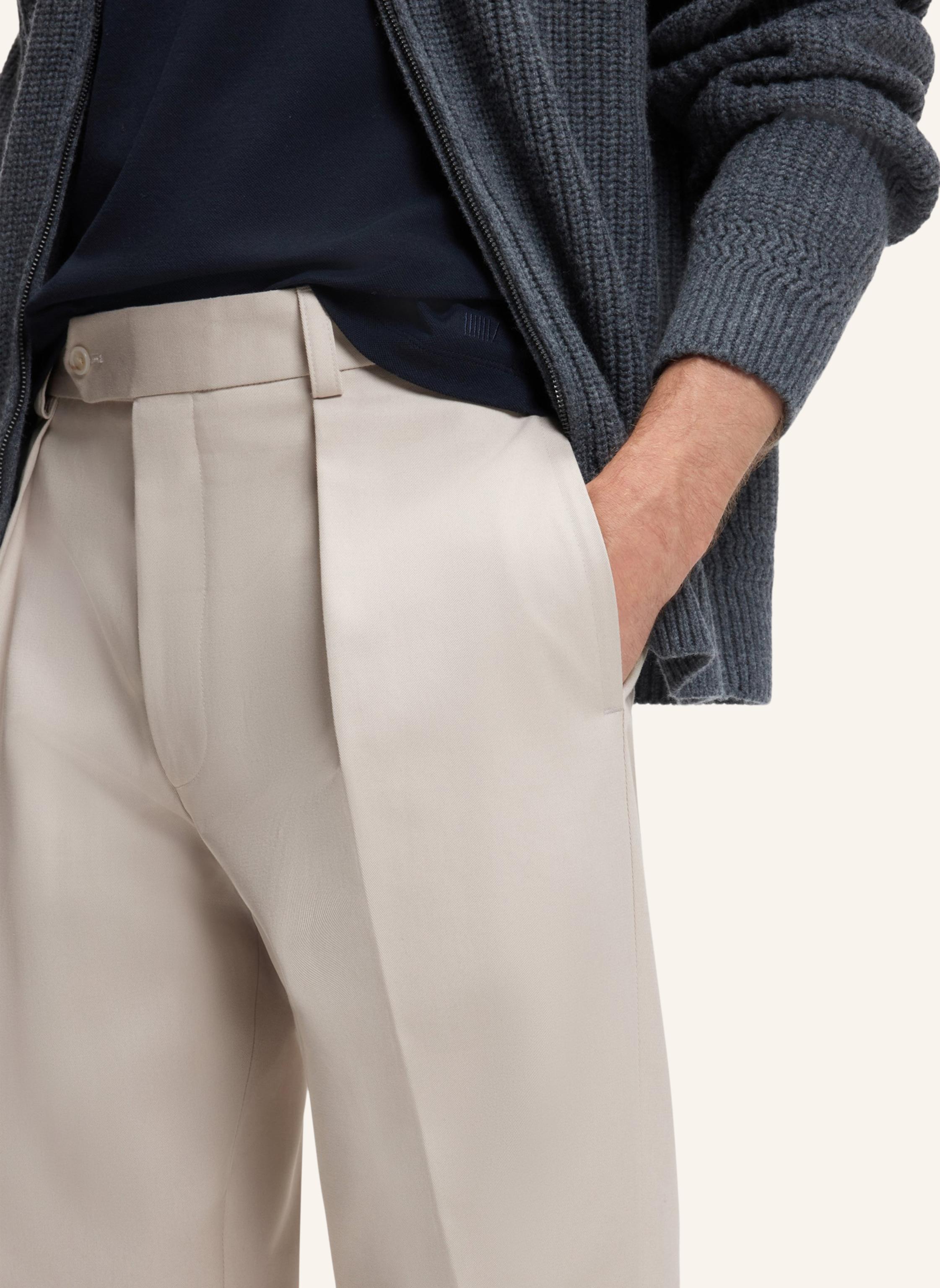 Thumbnail - Boss Business Hose Trousers-252_Db Relaxed Fit beige