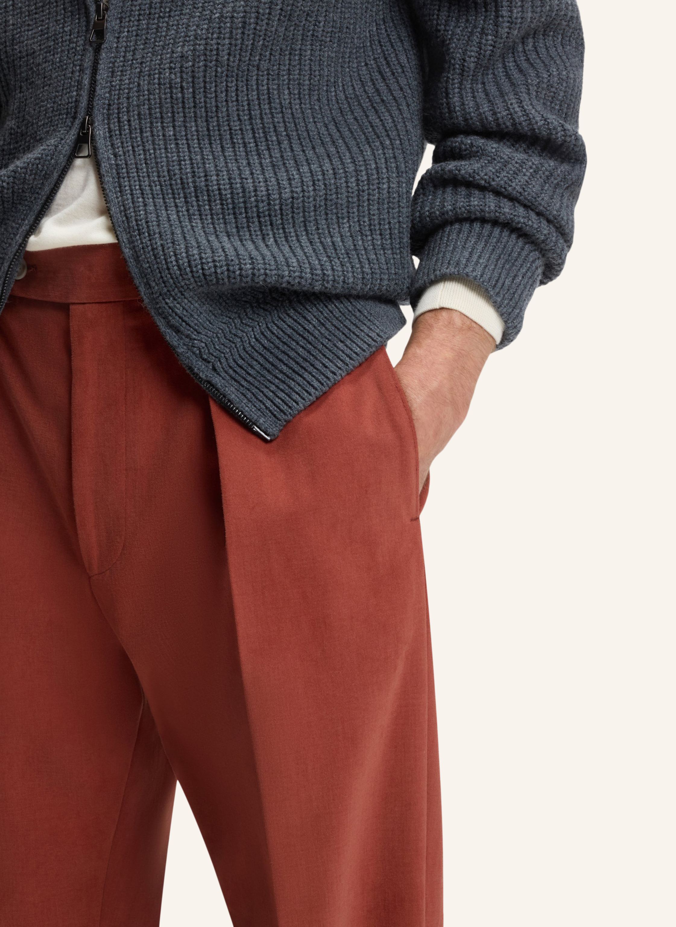 Thumbnail - Boss Business Hose Trousers-252_Db Relaxed Fit rot