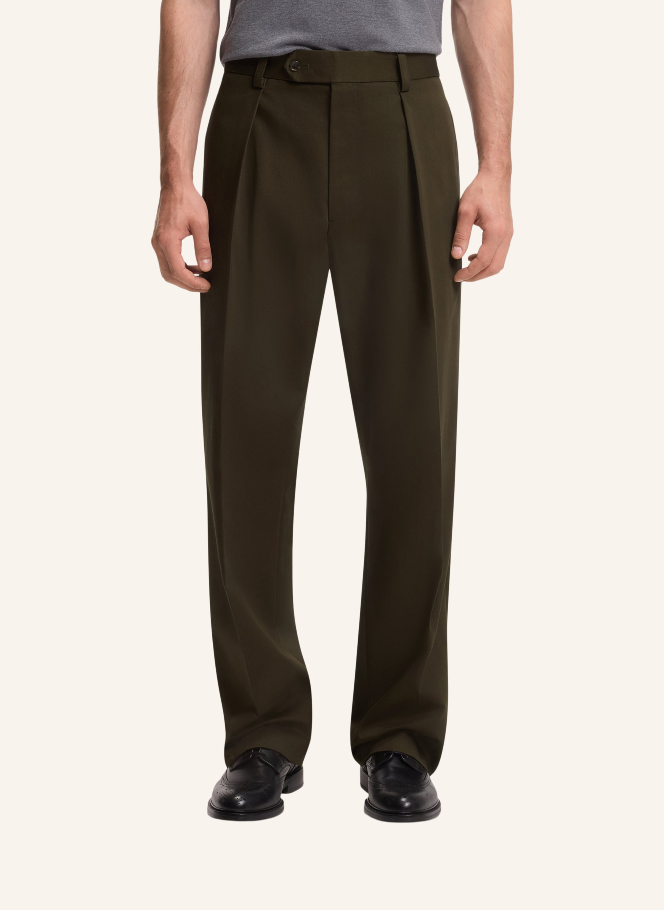 Thumbnail - Boss Business Hose Trousers-252_Db Relaxed Fit gruen