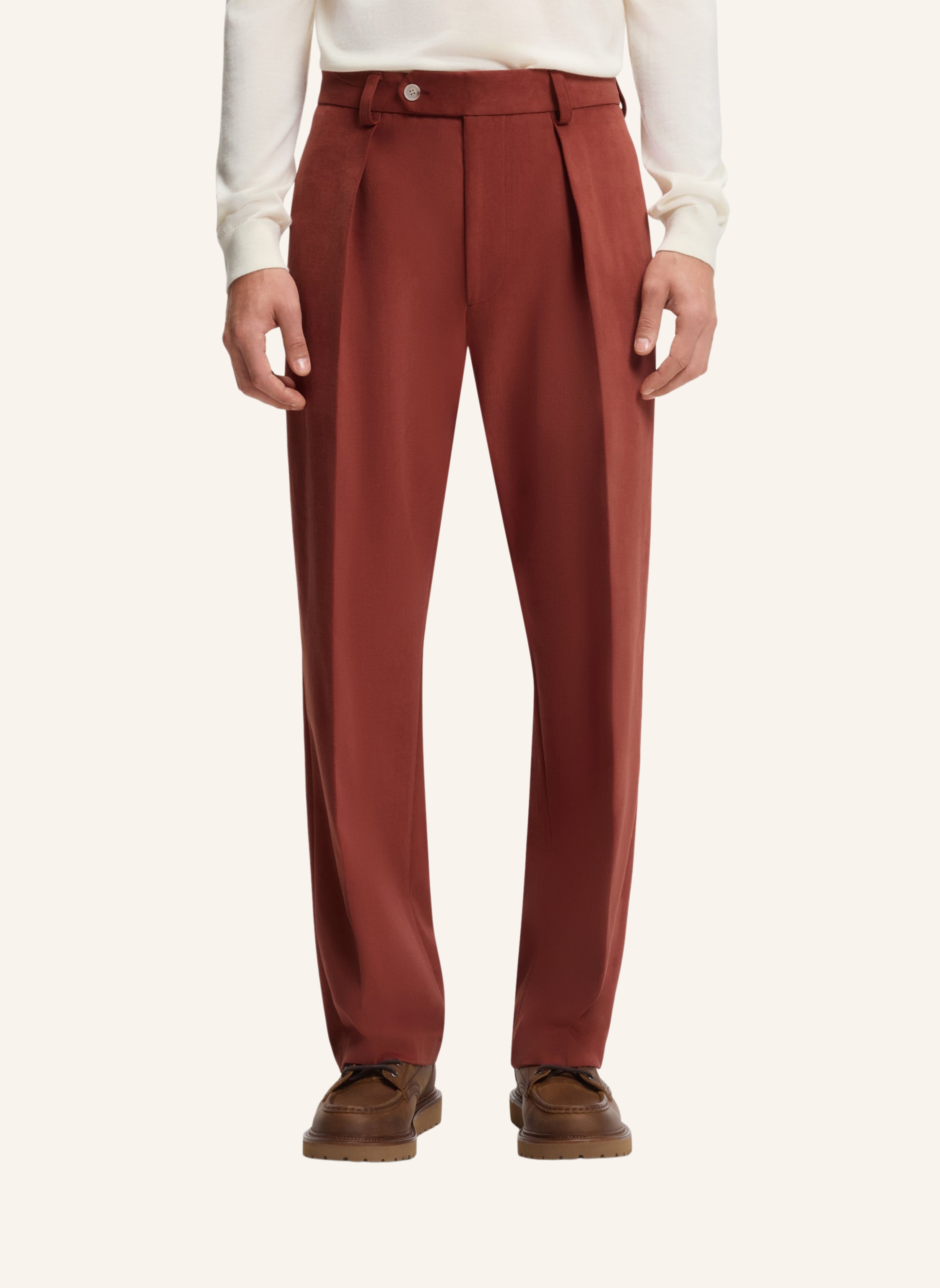 Thumbnail - Boss Business Hose Trousers-252_Db Relaxed Fit rot