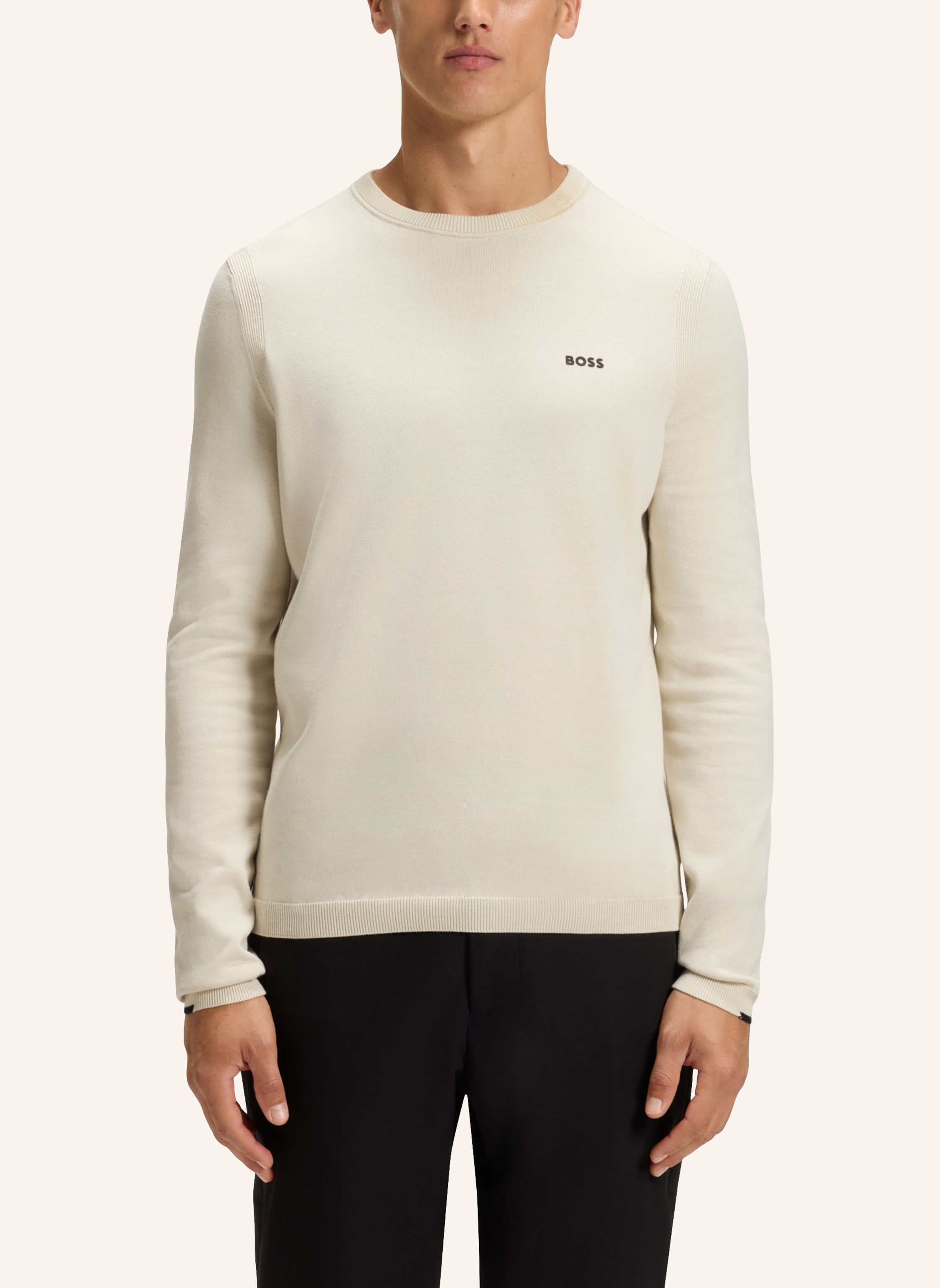 Thumbnail - Boss Pullover K_Ever-X Cn Regular Fit weiss