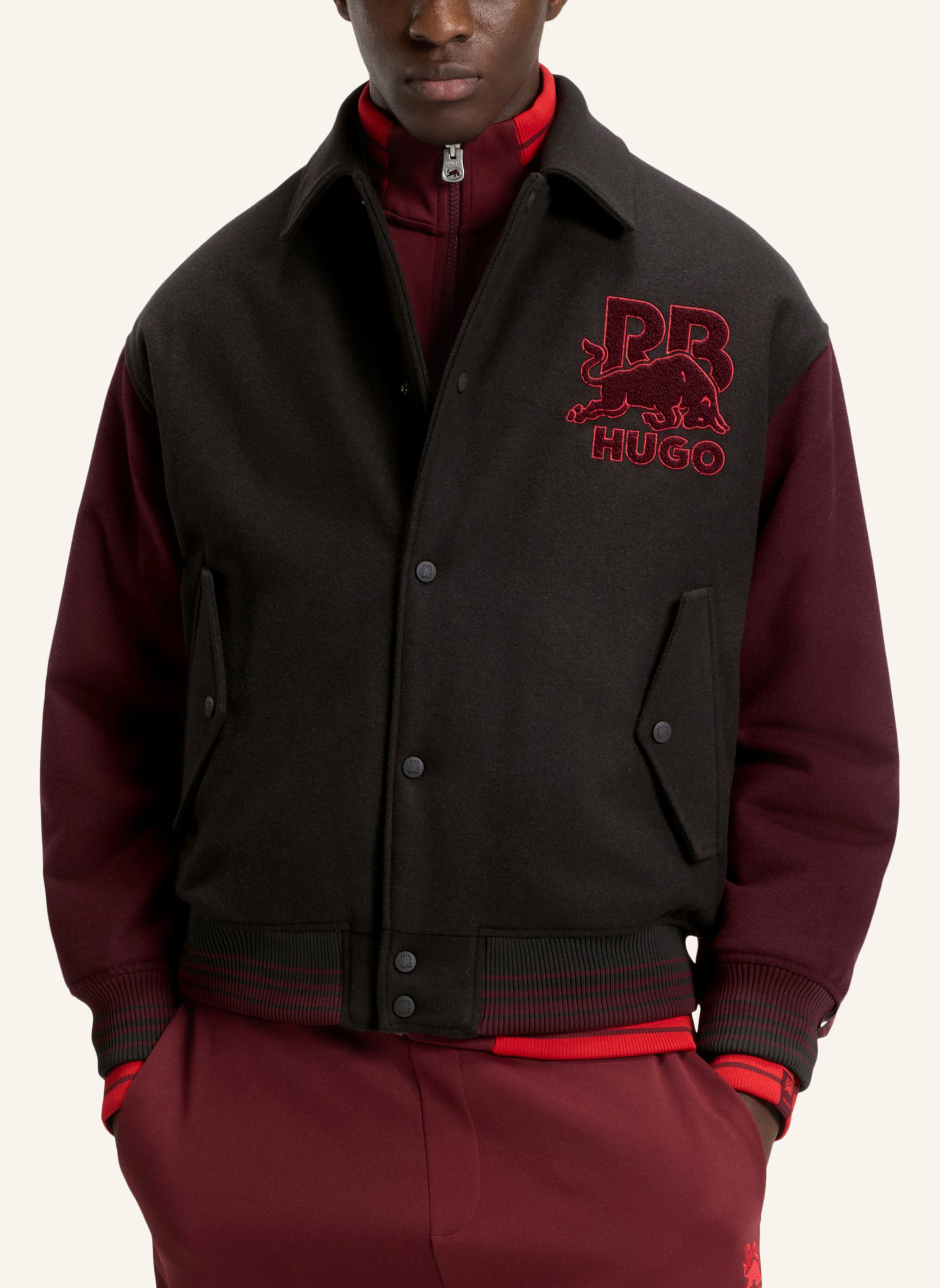 Thumbnail - Hugo Casual Jacke Blaine_Rb Regular Fit braun