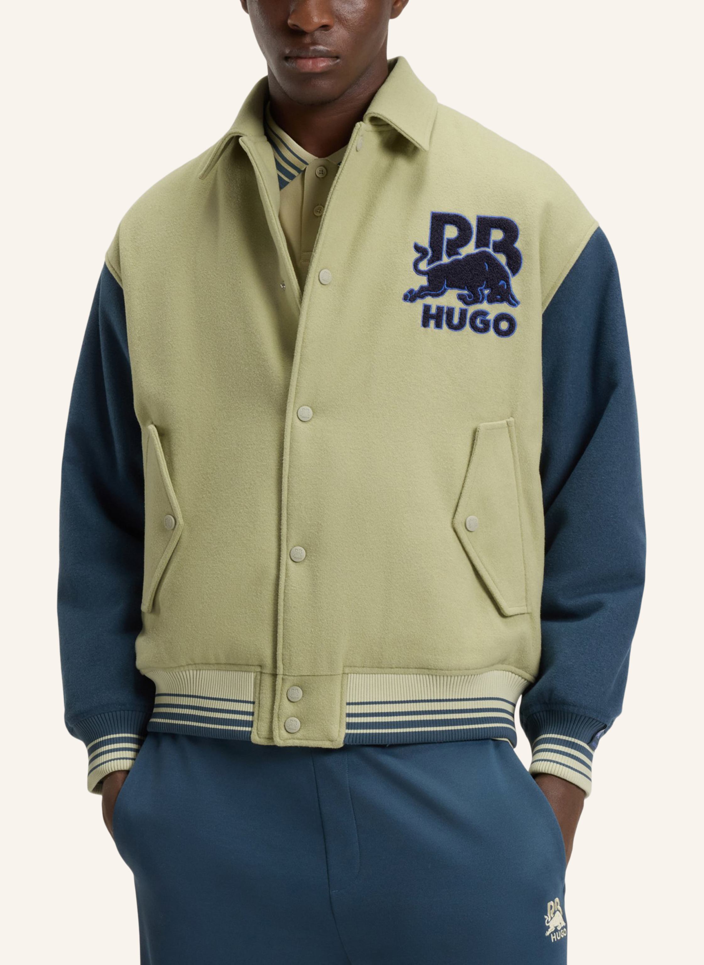 Thumbnail - Hugo Casual Jacke Blaine_Rb Regular Fit beige