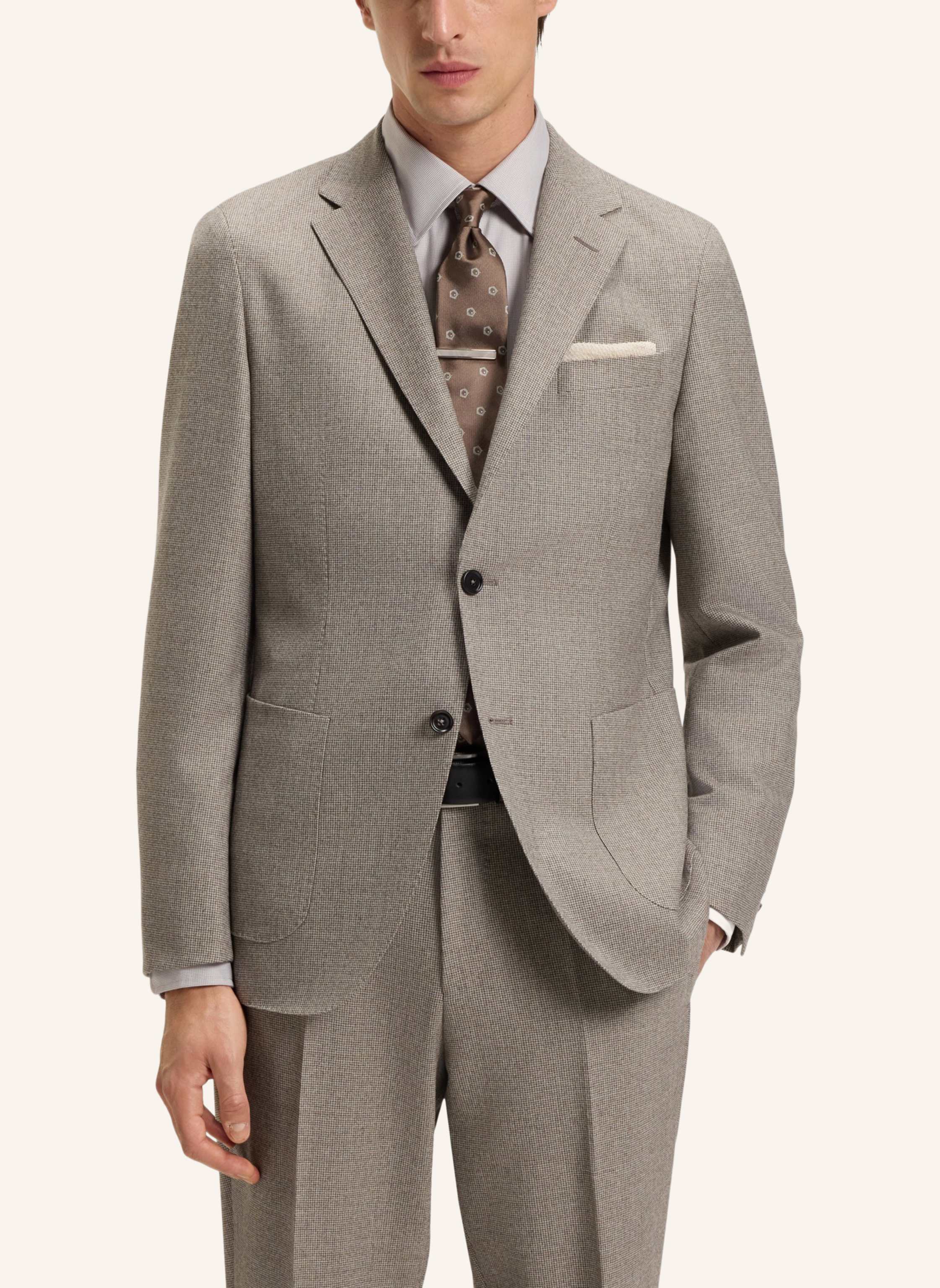 Thumbnail - Boss Blazer L-Heston-241 Slim Fit beige