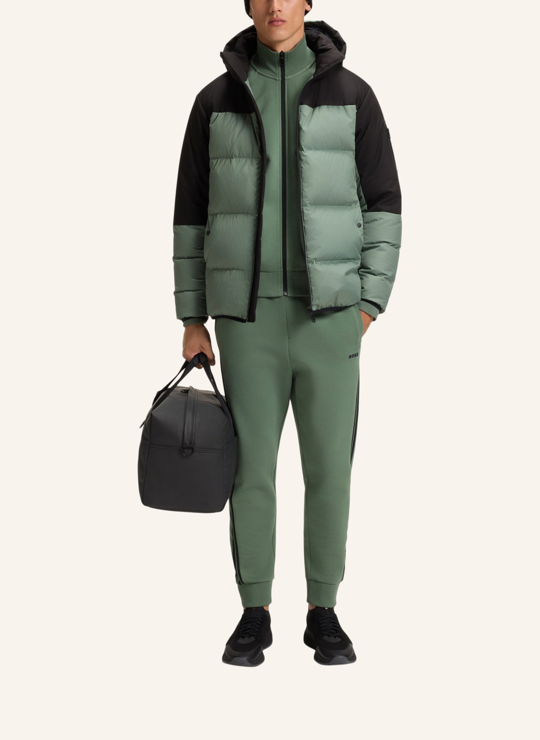 Thumbnail - Boss Sweatshirt Tracksuit Set Regular Fit gruen