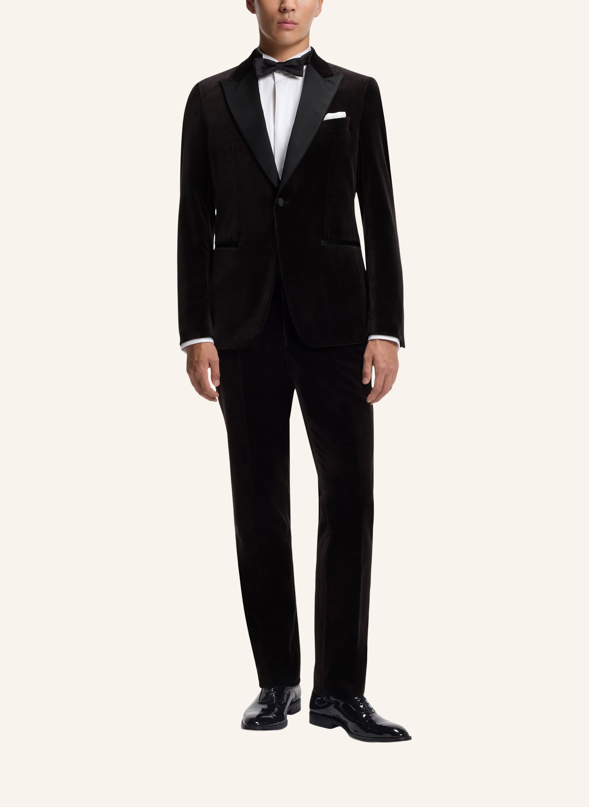Thumbnail - Boss Business Hose H-Genius-Tux-244 Slim Fit braun