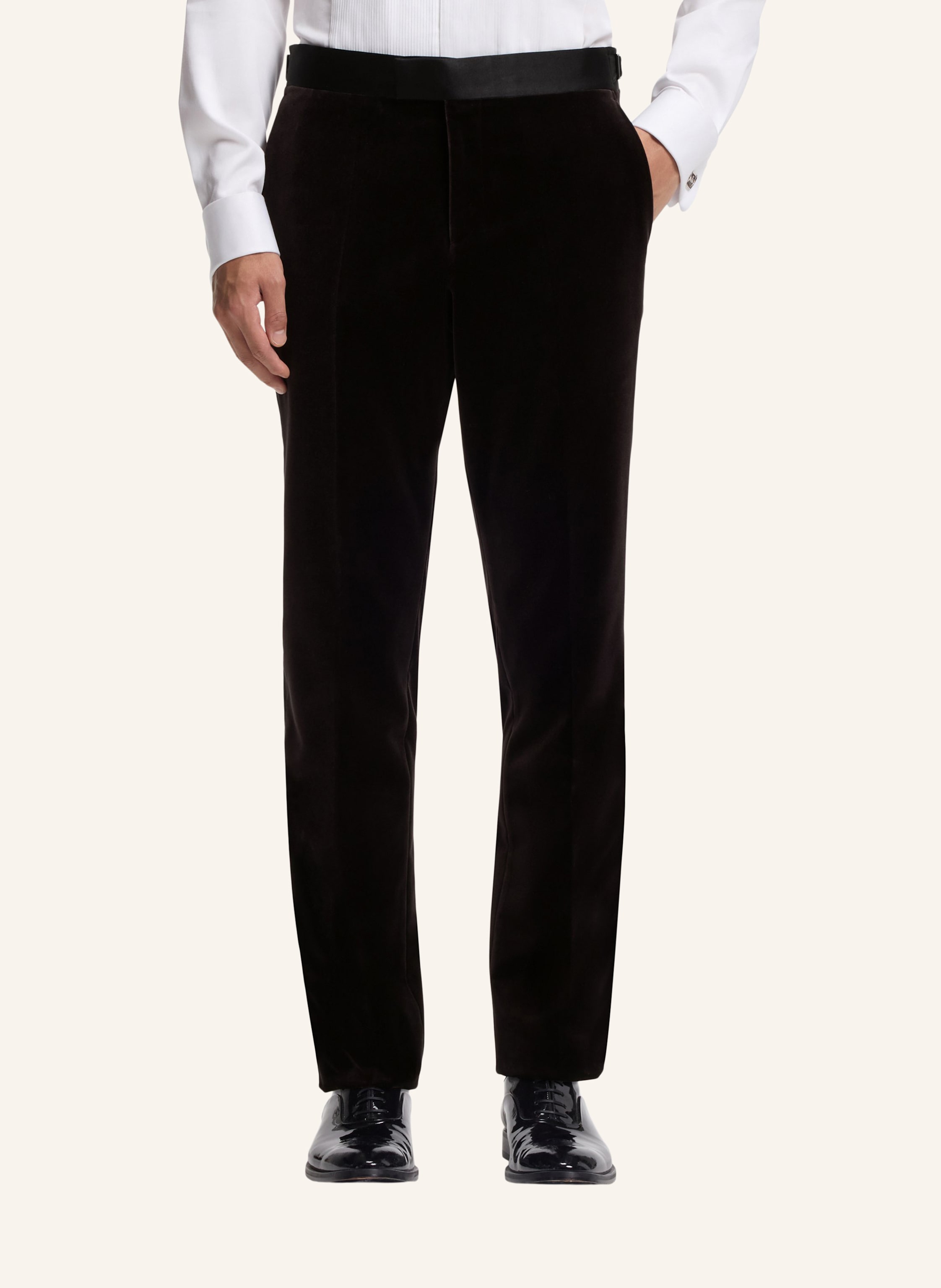Thumbnail - Boss Business Hose H-Genius-Tux-244 Slim Fit braun