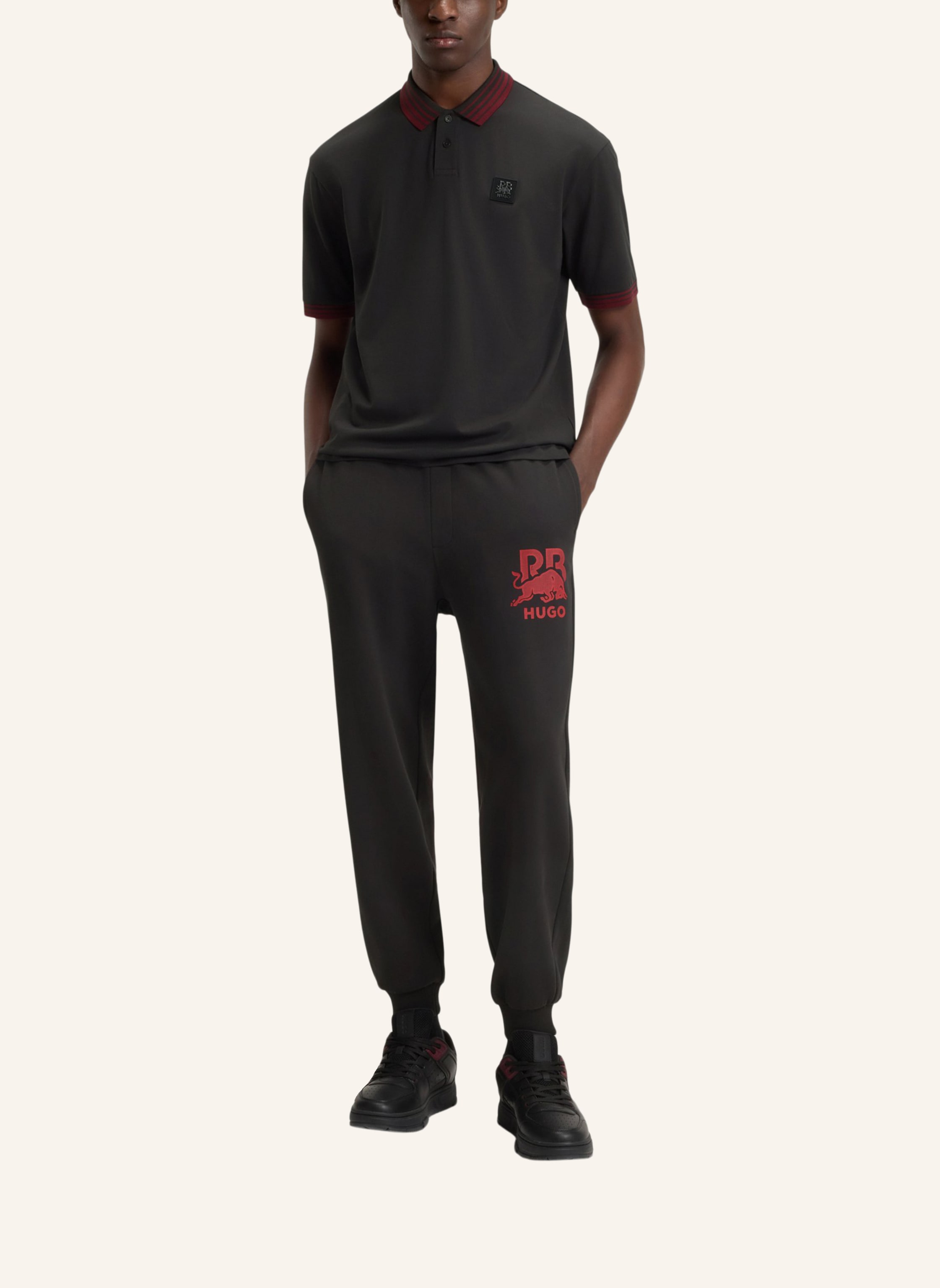 Thumbnail - Hugo Poloshirt Dizgi_Rb Relaxed Fit braun