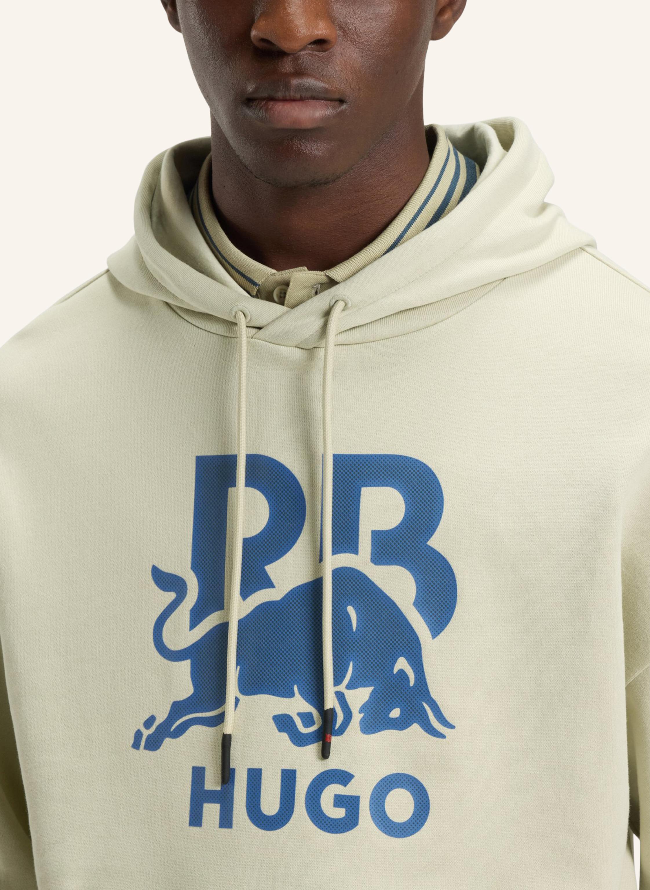 Thumbnail - Hugo Sweatshirt Doverlohood_Rb Relaxed Fit beige