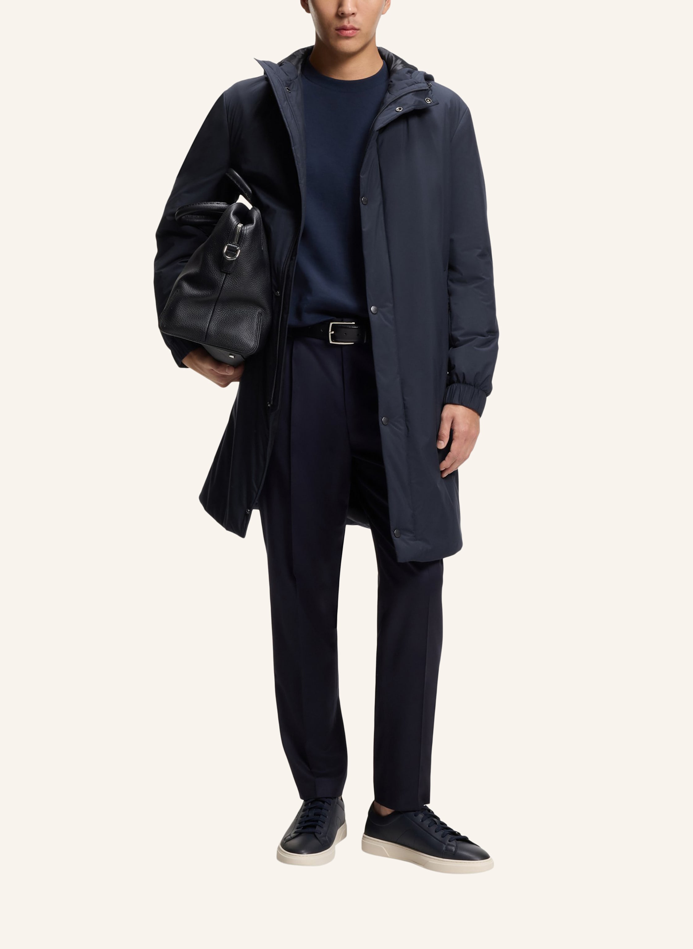 Thumbnail - Boss Klassischer Mantel P-Jared-Hd-Pad-261f blau