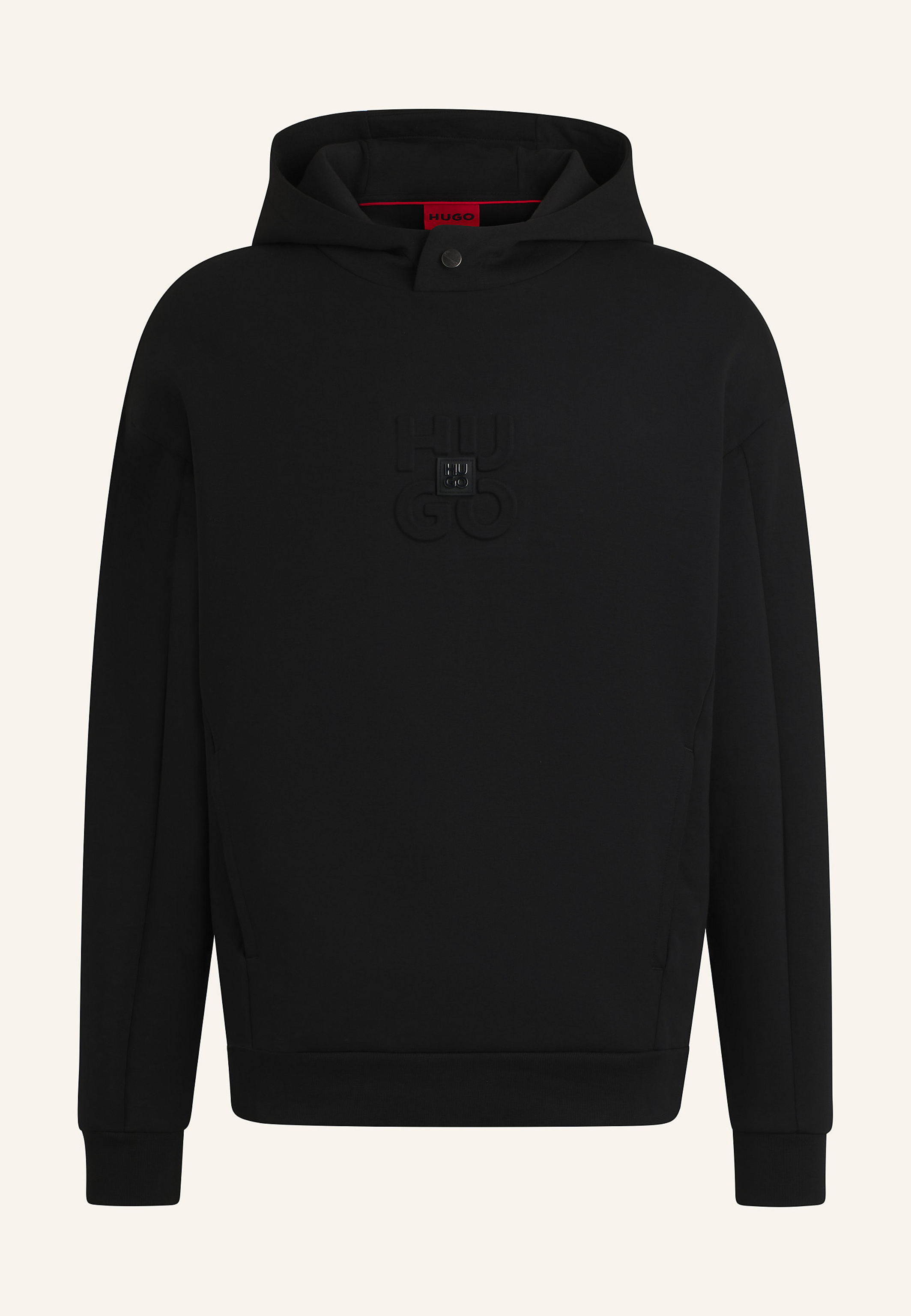 Thumbnail - Hugo Sweatshirt Debostaco Relaxed Fit schwarz