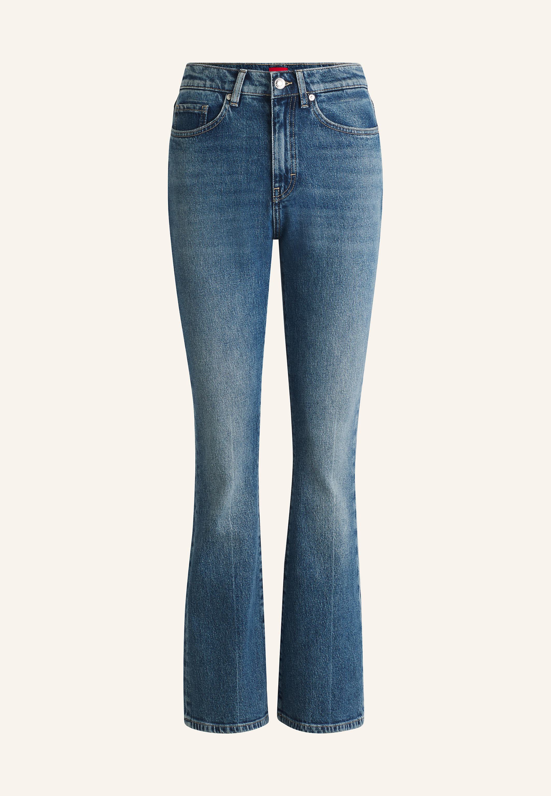 Thumbnail - Hugo Jeans Geflare_2 Skinny Fit blau