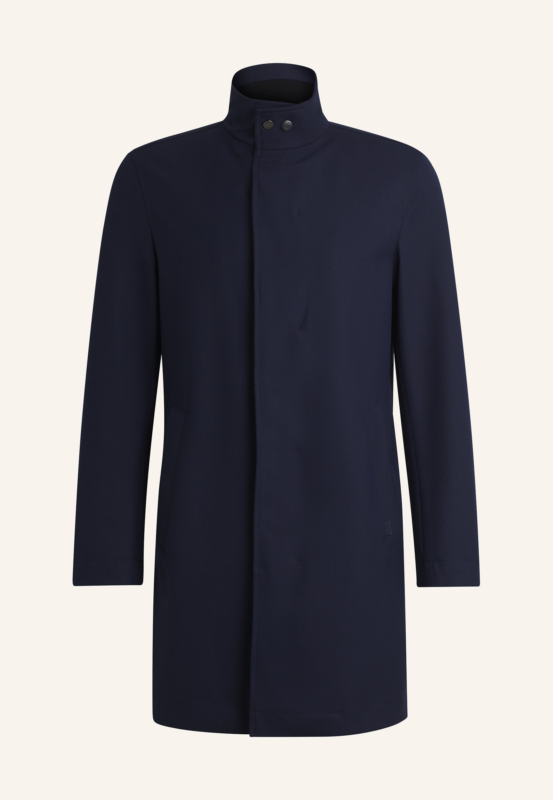 Thumbnail - Boss Klassischer Mantel P-Hyde-Su-253 Slim Fit blau