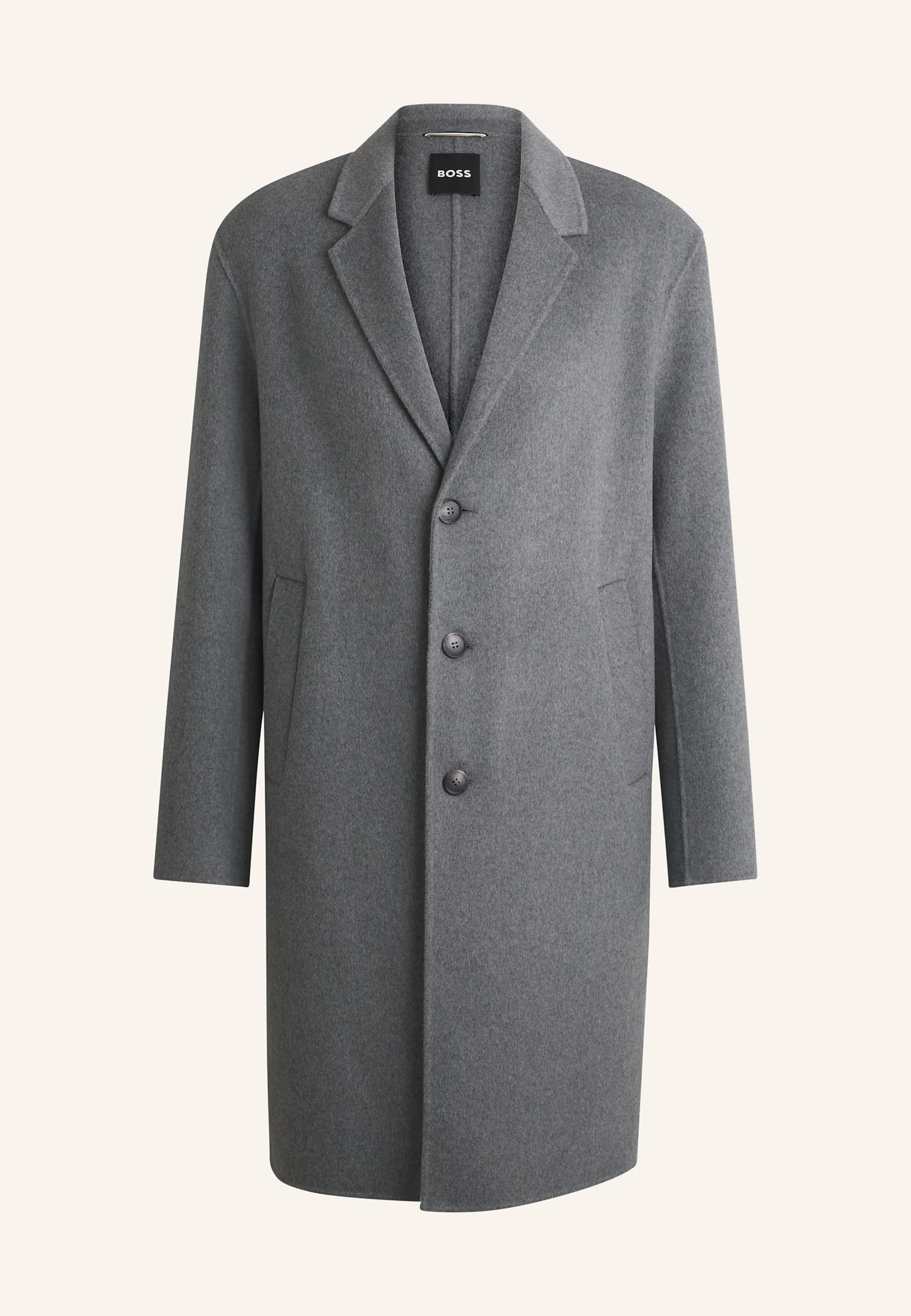 Thumbnail - Boss Klassischer Mantel C-Cale-Df-254f Relaxed Fit grau