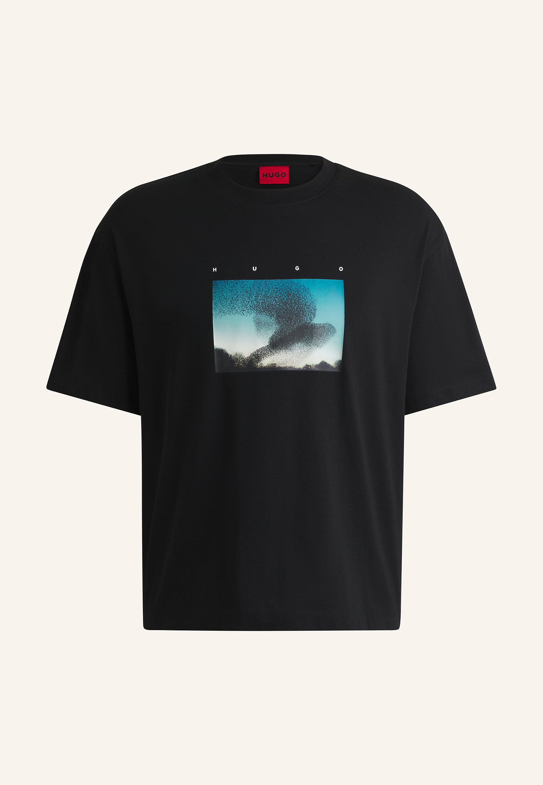 Thumbnail - Hugo T-Shirt Dorizon Oversize Fit schwarz