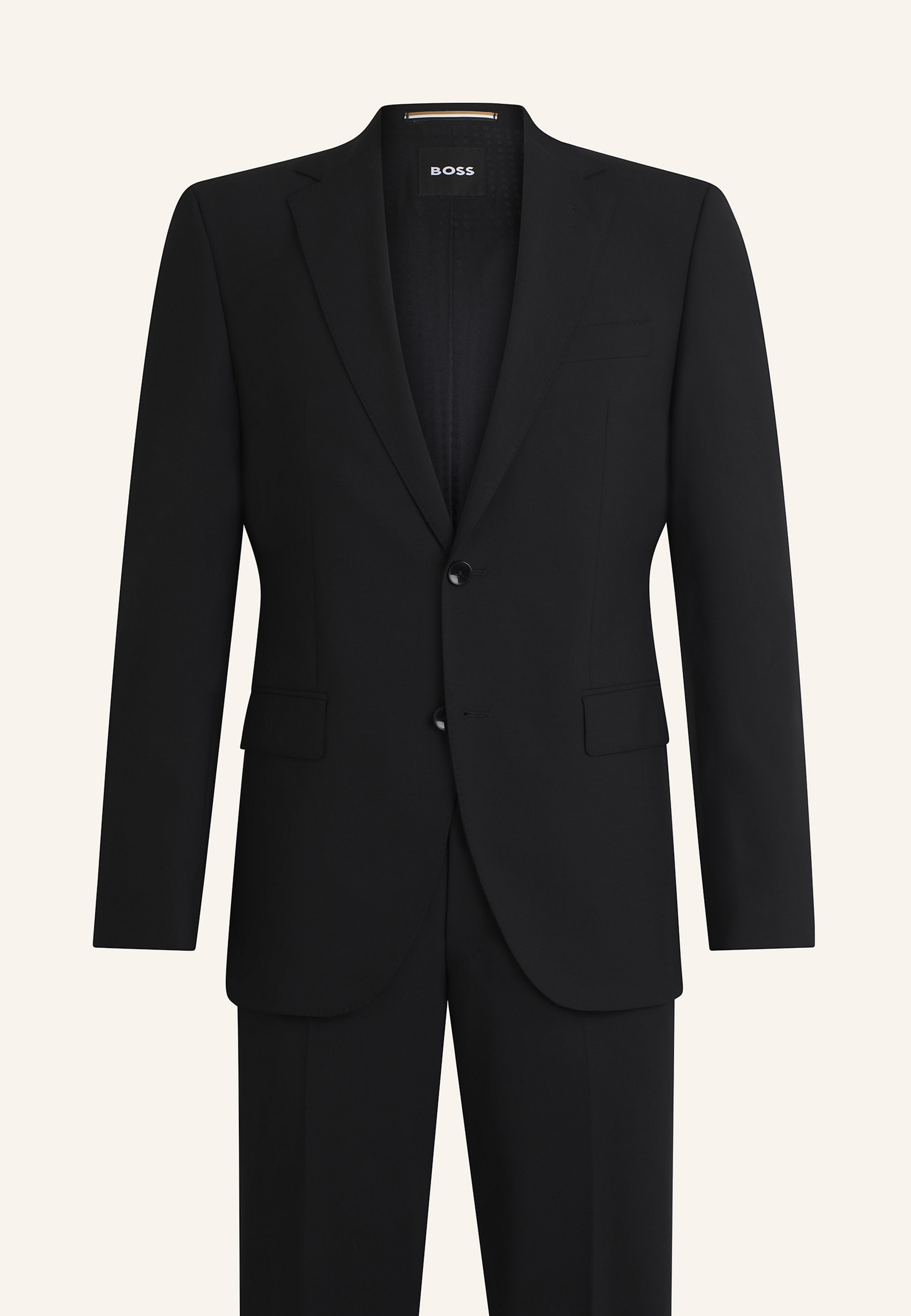 Boss Boss Business Anzug H-Jeckson-2pcs-224 Regular Fit schwarz in SCHWARZ