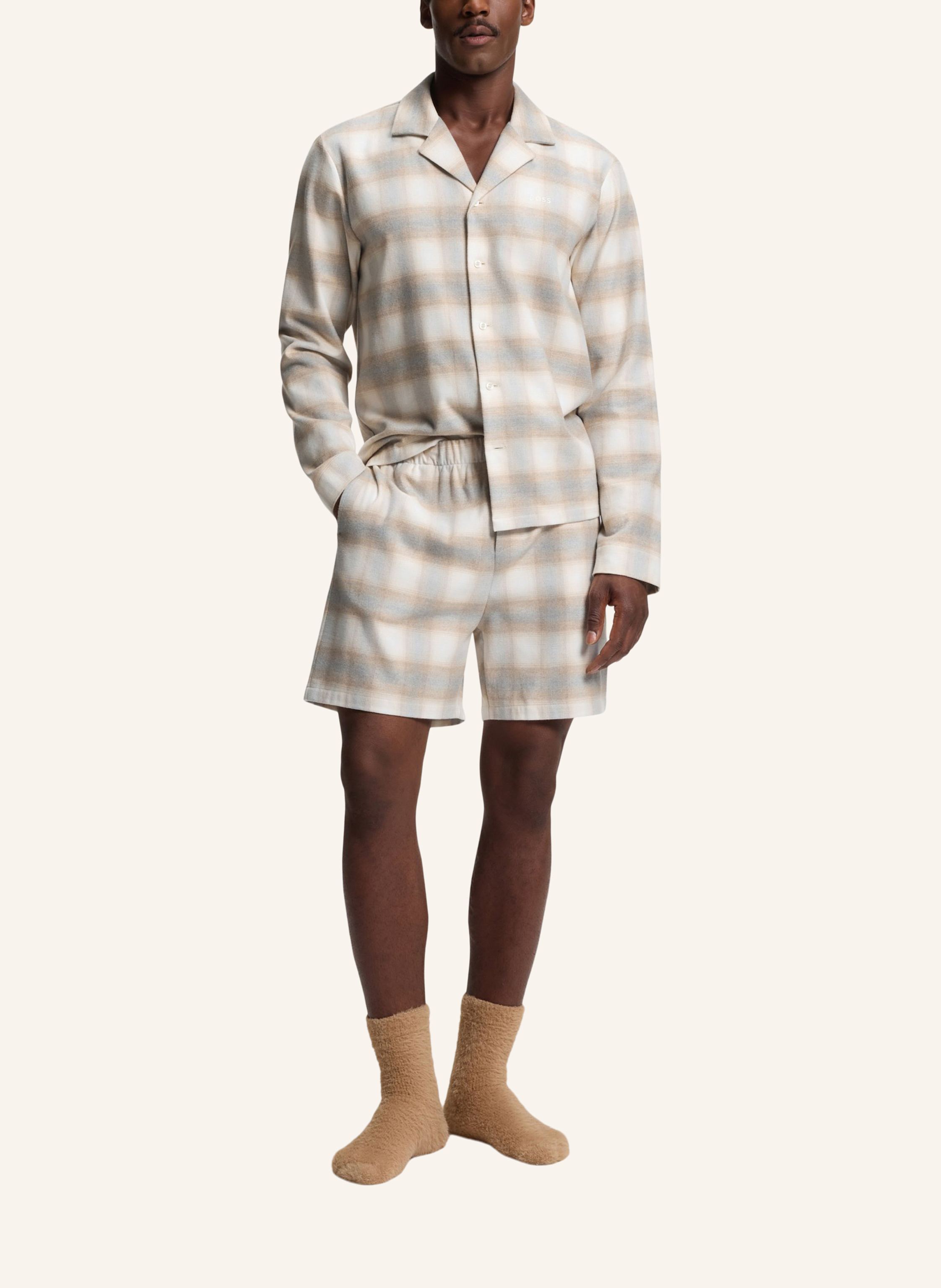 Thumbnail - Boss Pyjamas Unterteil Winter White Shorts weiss