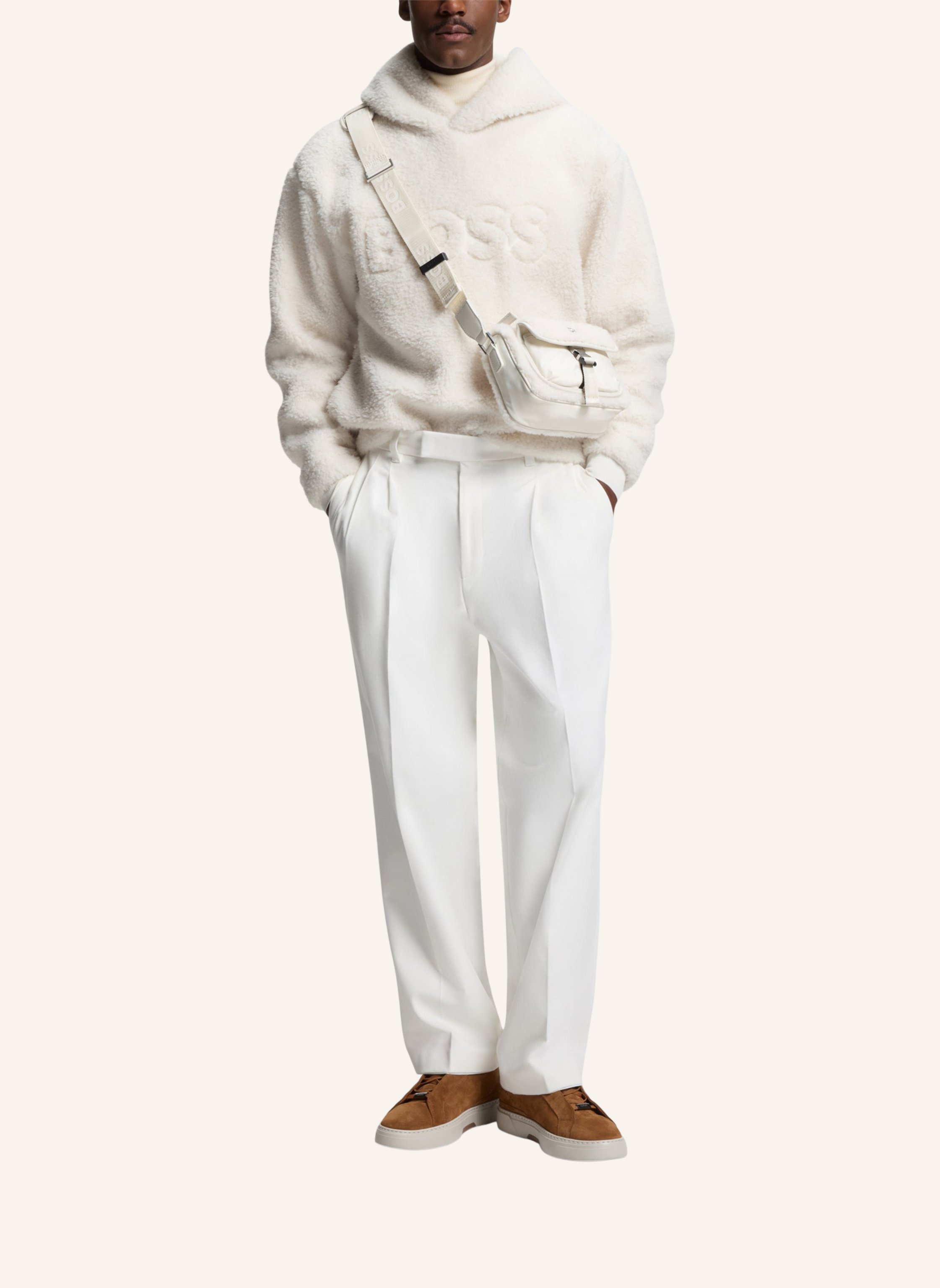 Thumbnail - Boss Crossbody-Tasche B_Icon_Ew_S beige