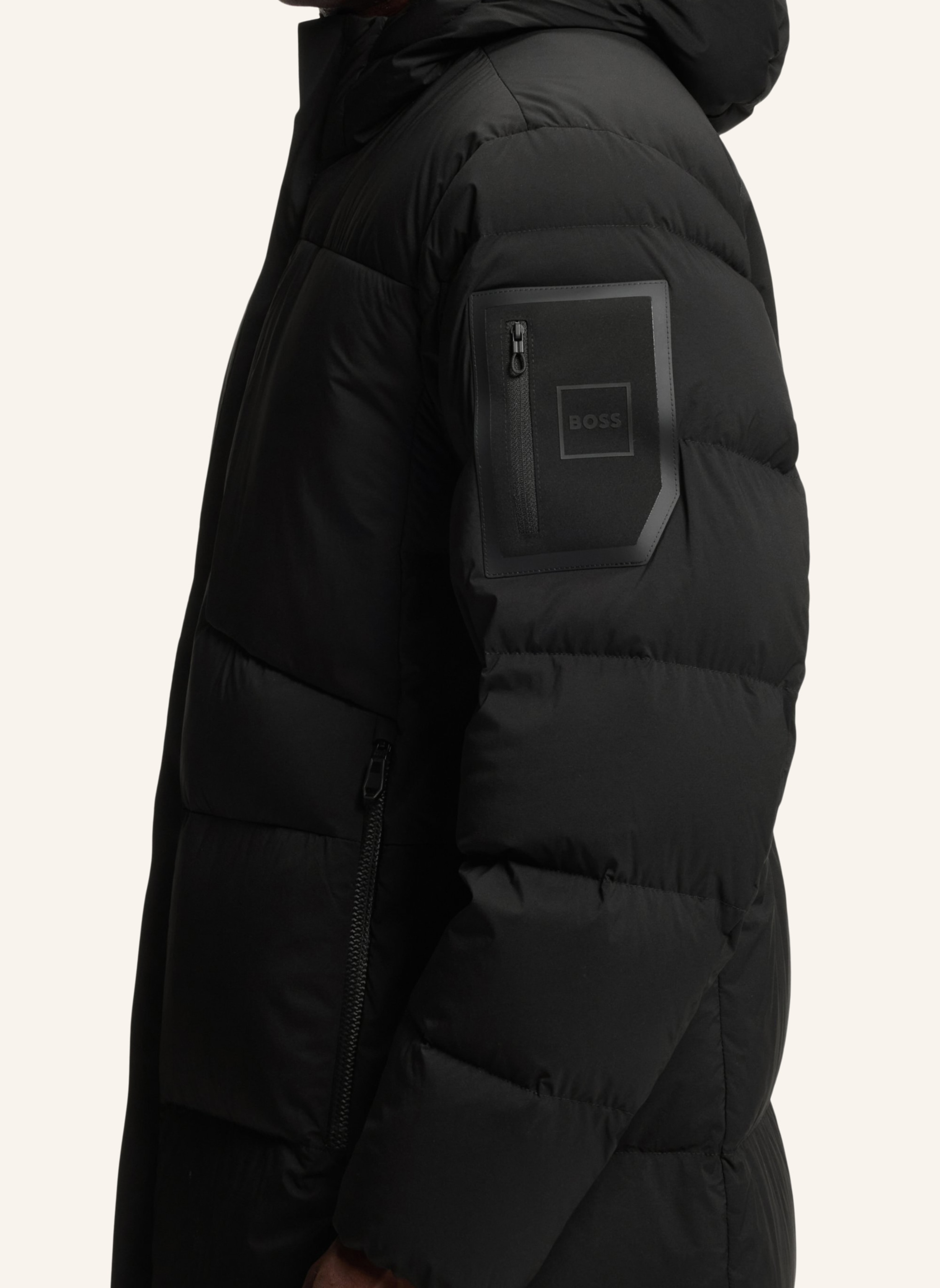 Thumbnail - Boss Daunenjacke Ow_Riplite Coat Hd Regular Fit schwarz