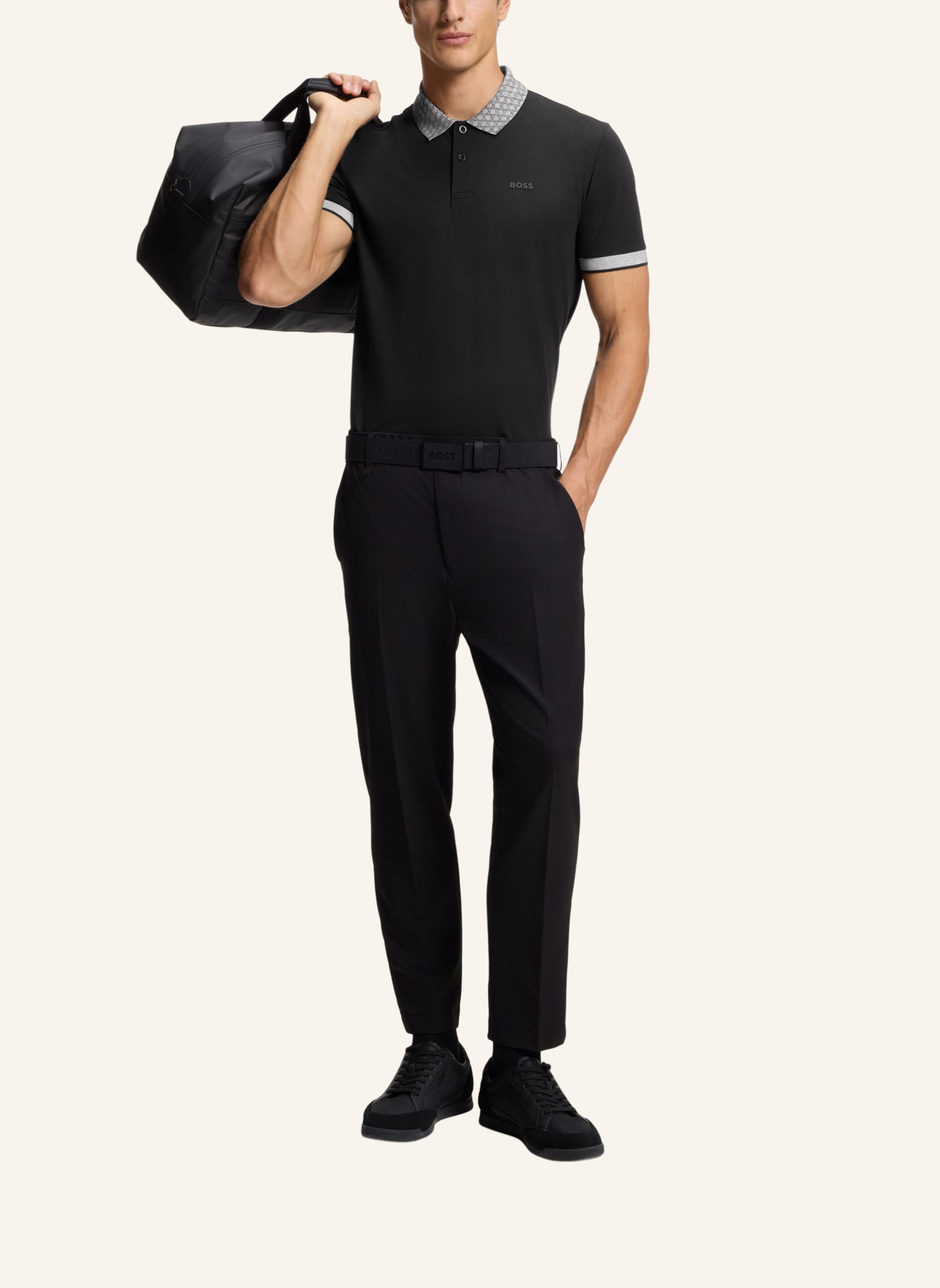Thumbnail - Boss Poloshirt Pl_Goc Chip Paddy Regular Fit schwarz