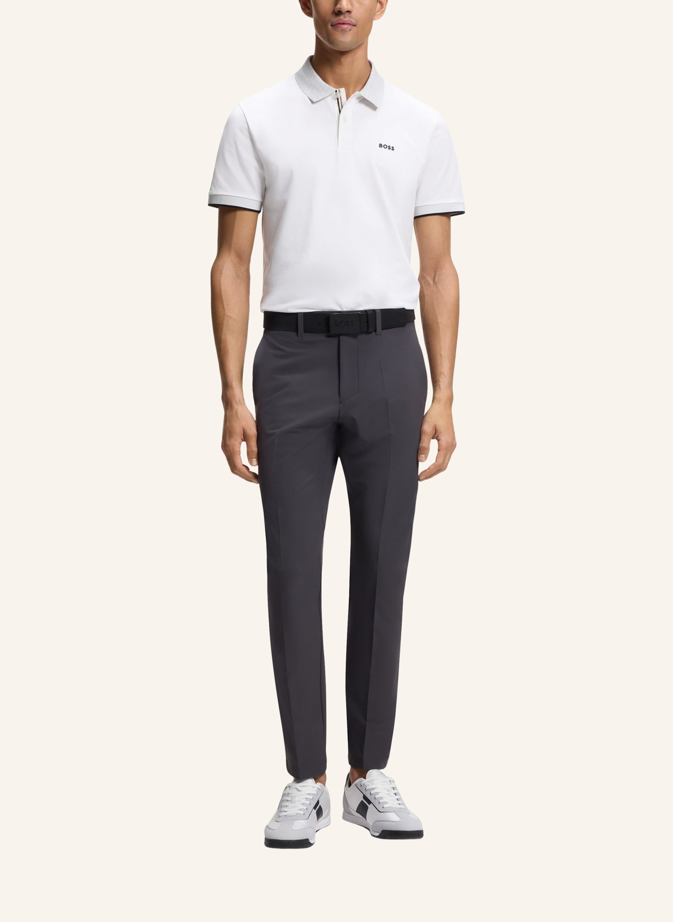 Thumbnail - Boss Poloshirt Pl_Goc Chip Paddy Regular Fit weiss