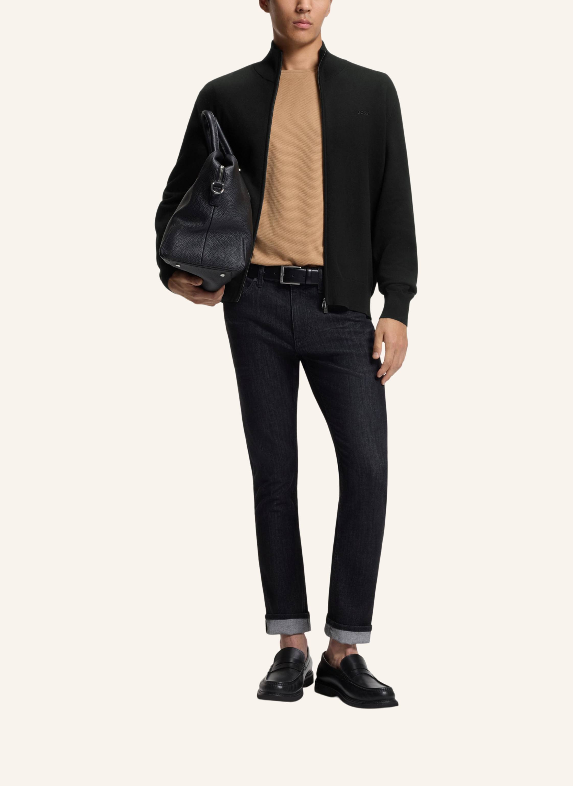 Thumbnail - Boss Strickjacke Upalano-L Regular Fit schwarz