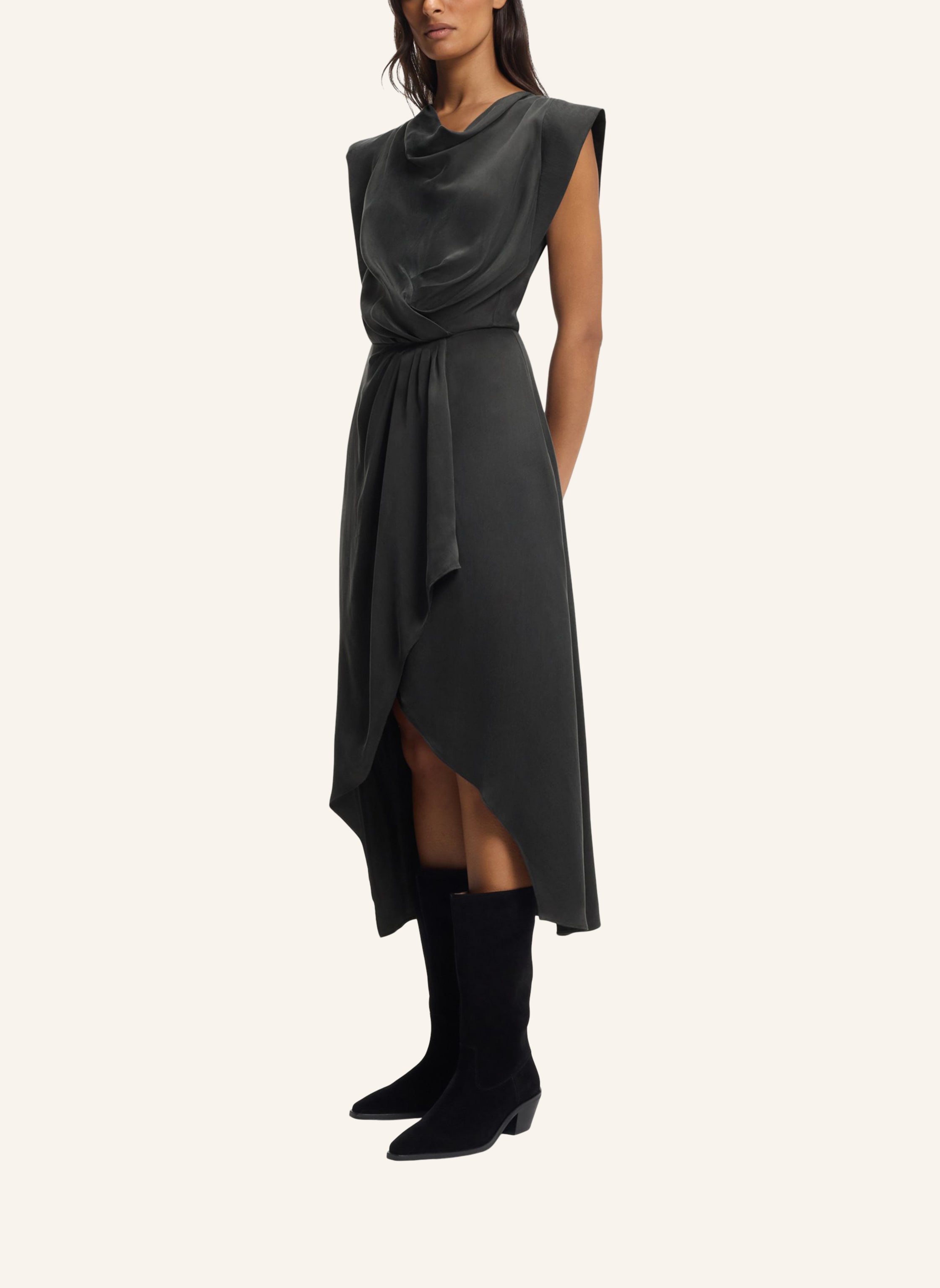 Thumbnail - Boss Business Kleid C_Dratty Regular Fit grau