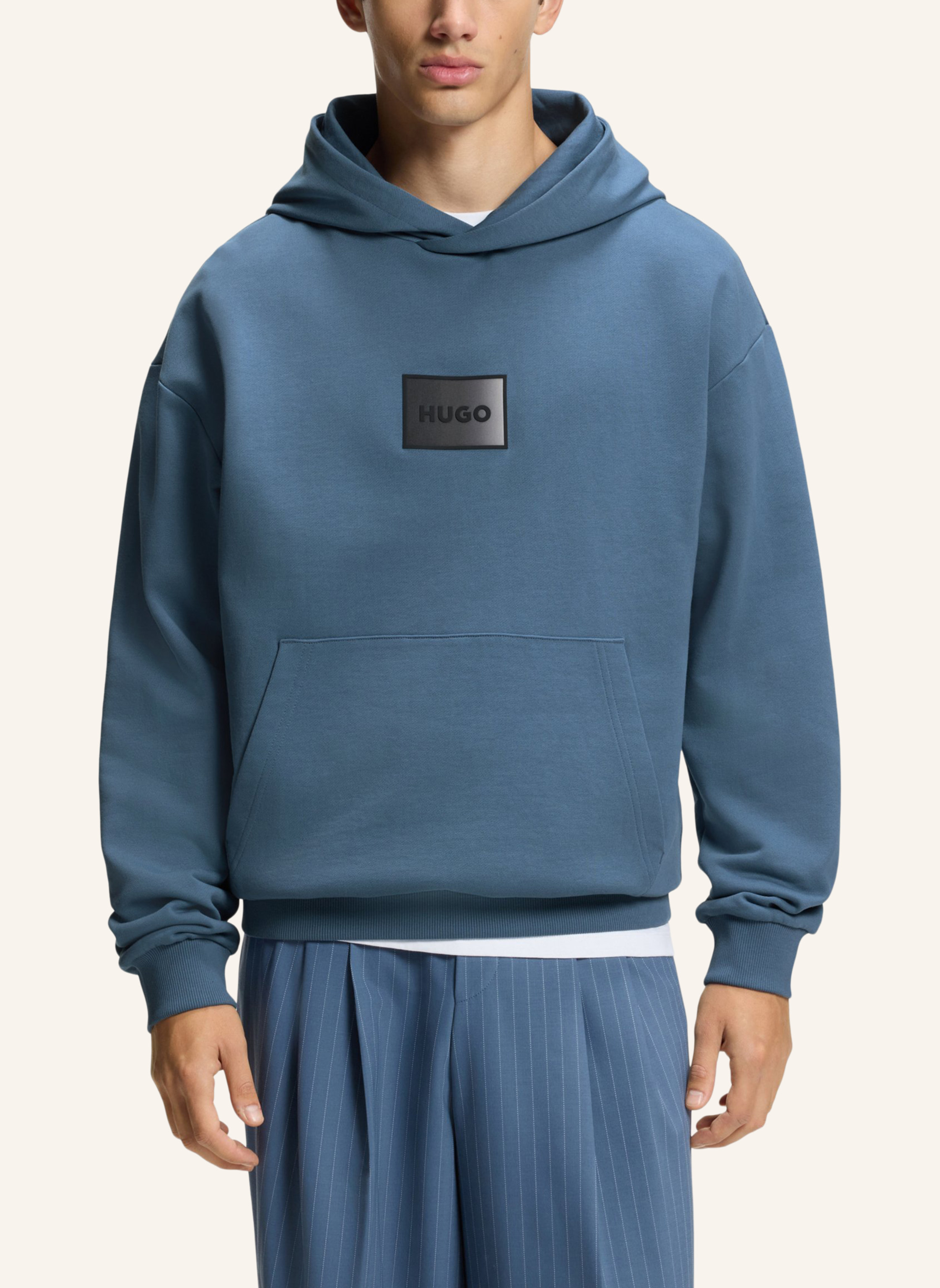 Thumbnail - Hugo Sweatshirt Danohood Relaxed Fit blau