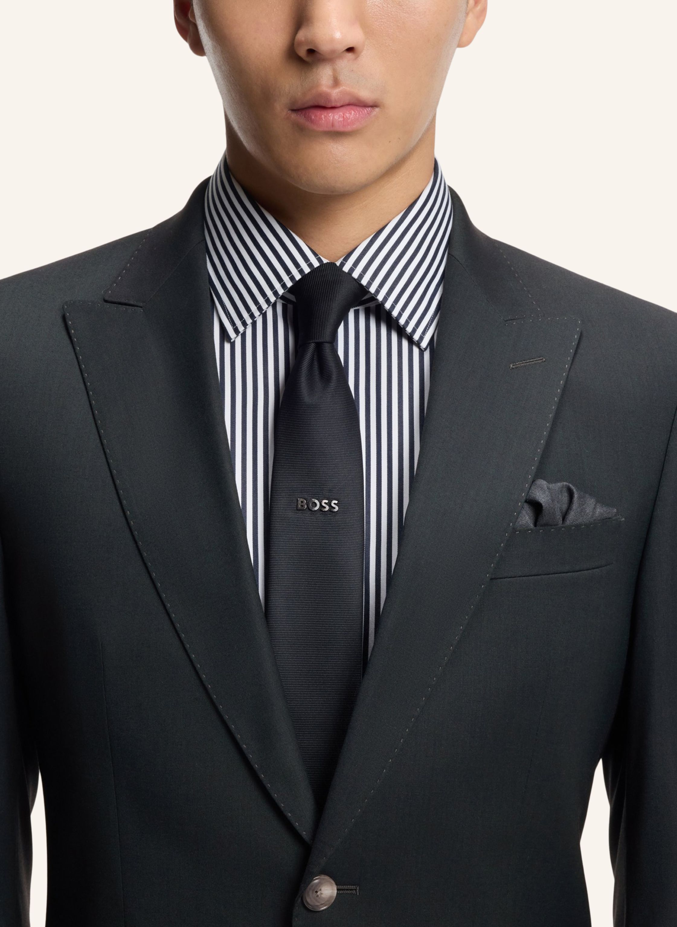 Thumbnail - Boss Business Anzug H-Huge-2pcs-Peak-253 Slim Fit gruen