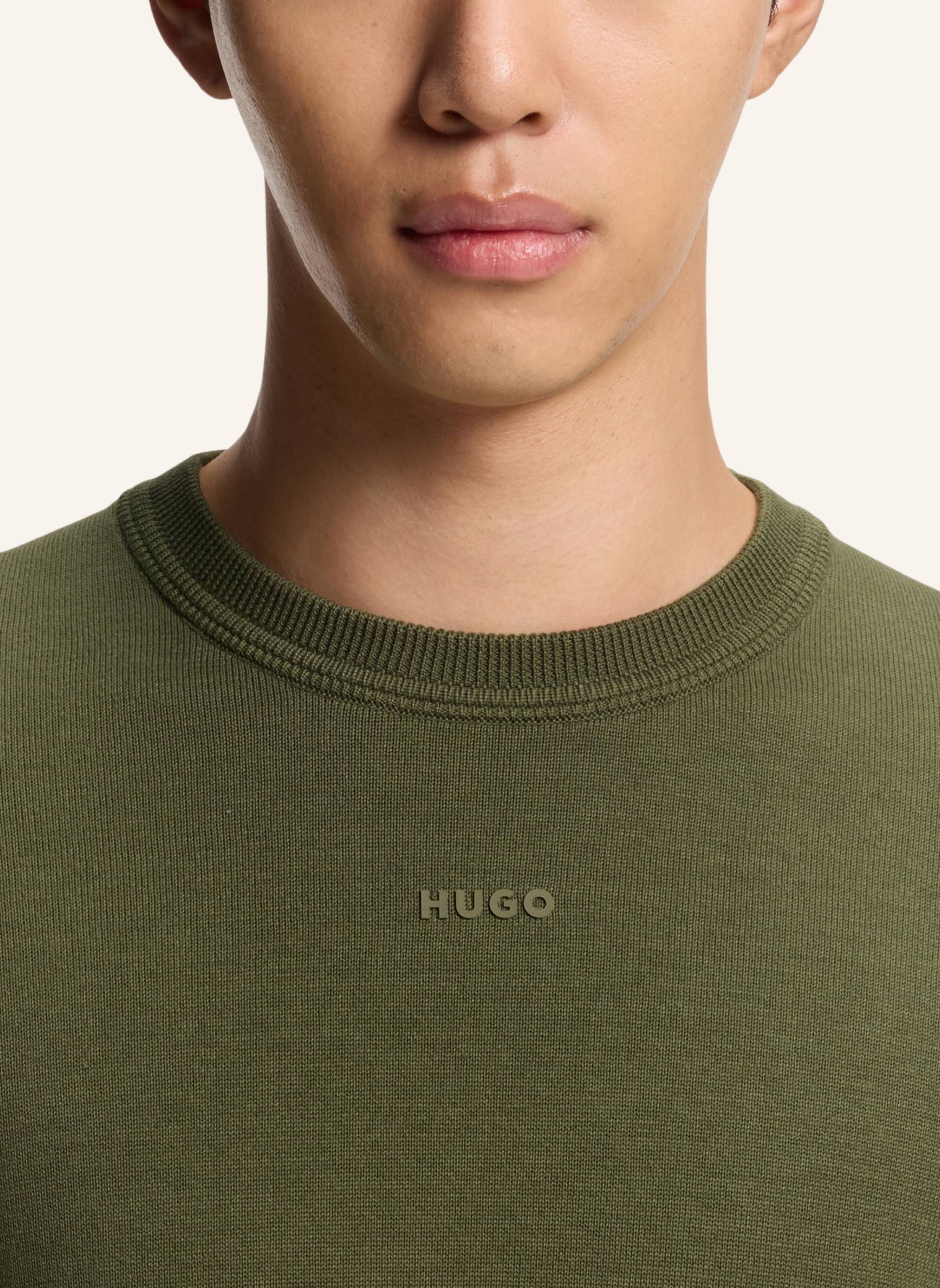 Thumbnail - Hugo Pullover San Cassius-c2 Slim Fit gruen