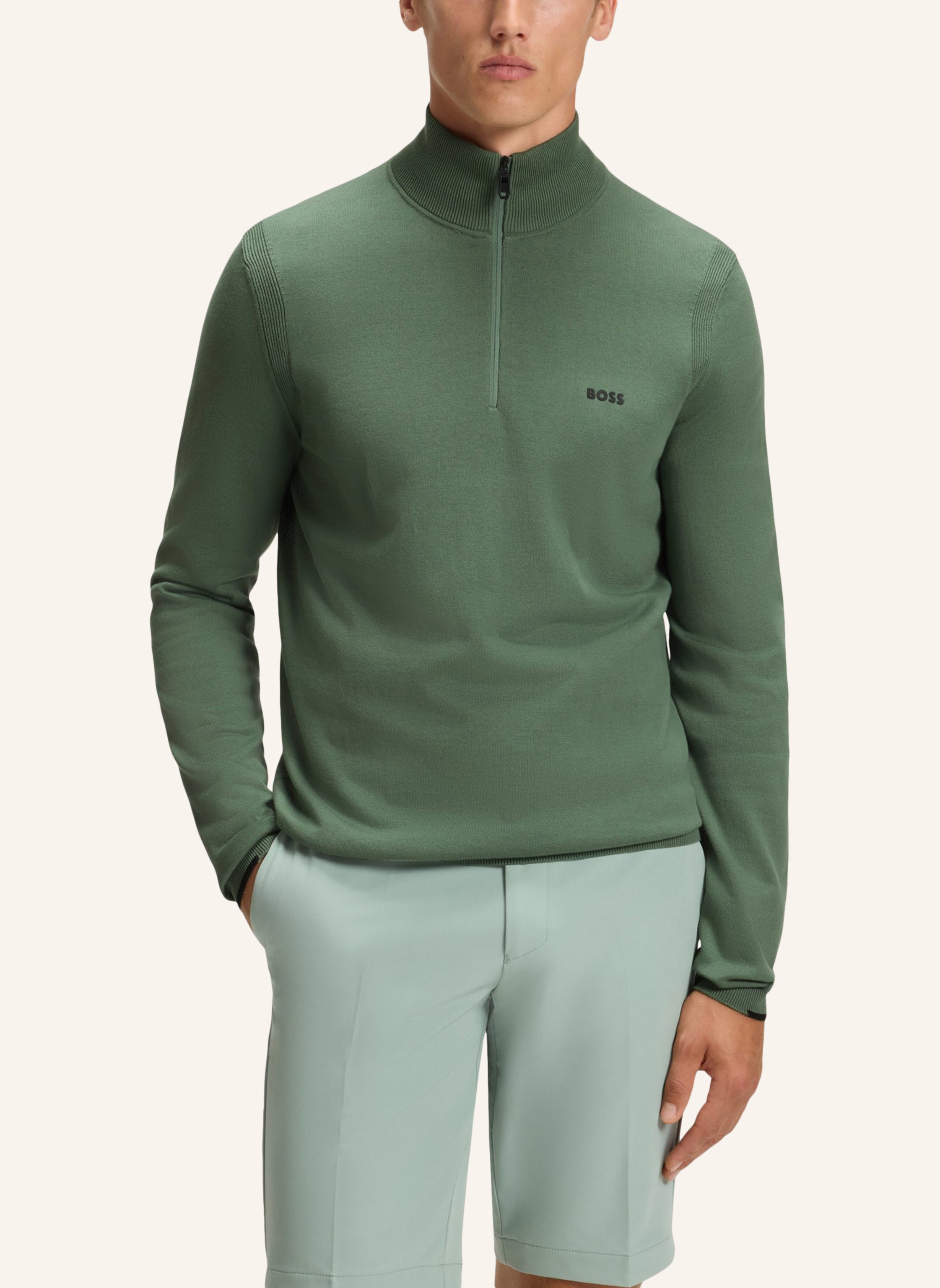 Thumbnail - Boss Pullover K_Ever-X Qz Regular Fit gruen