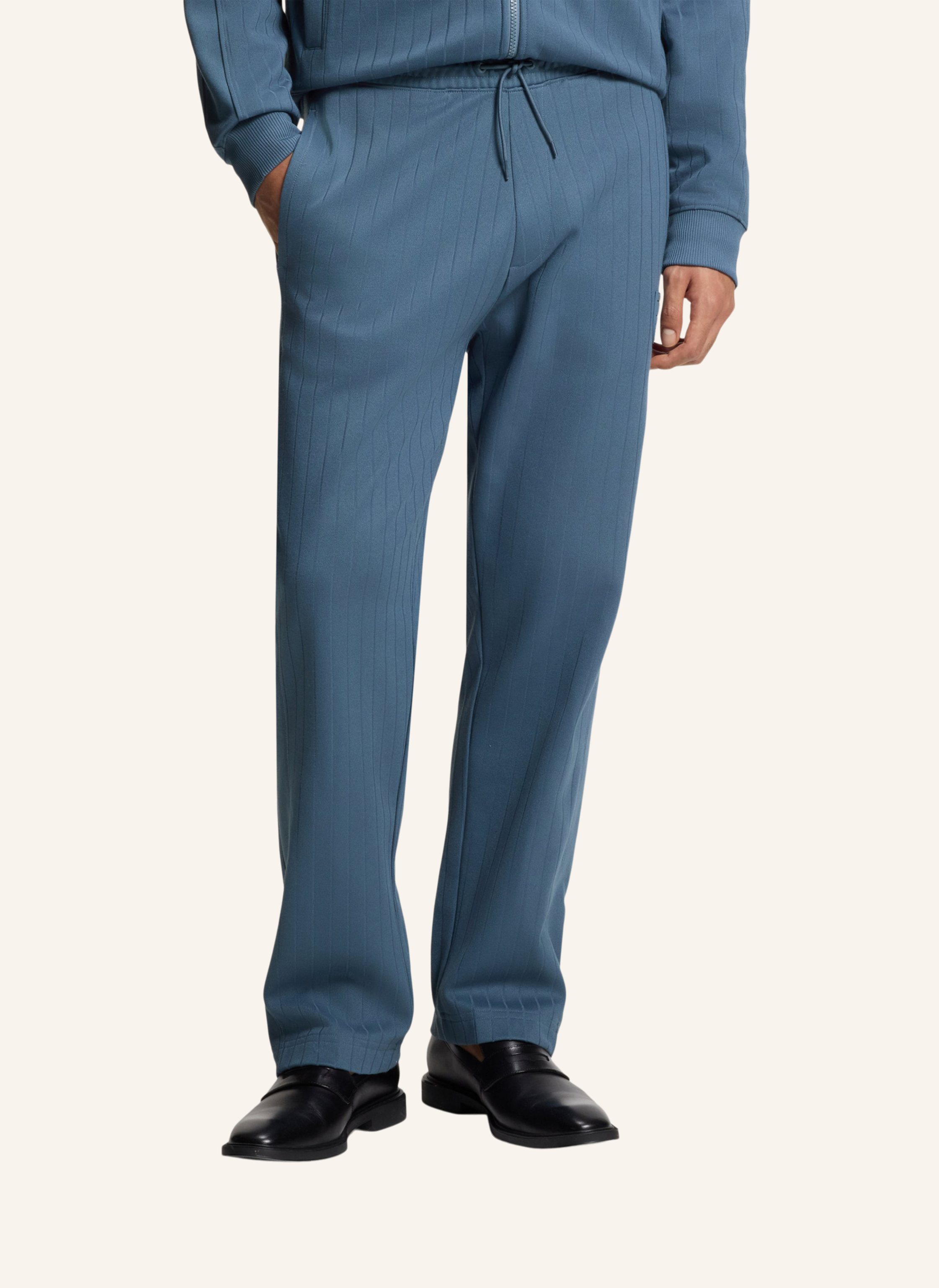 Thumbnail - Hugo Casual Hose Davropant Relaxed Fit blau