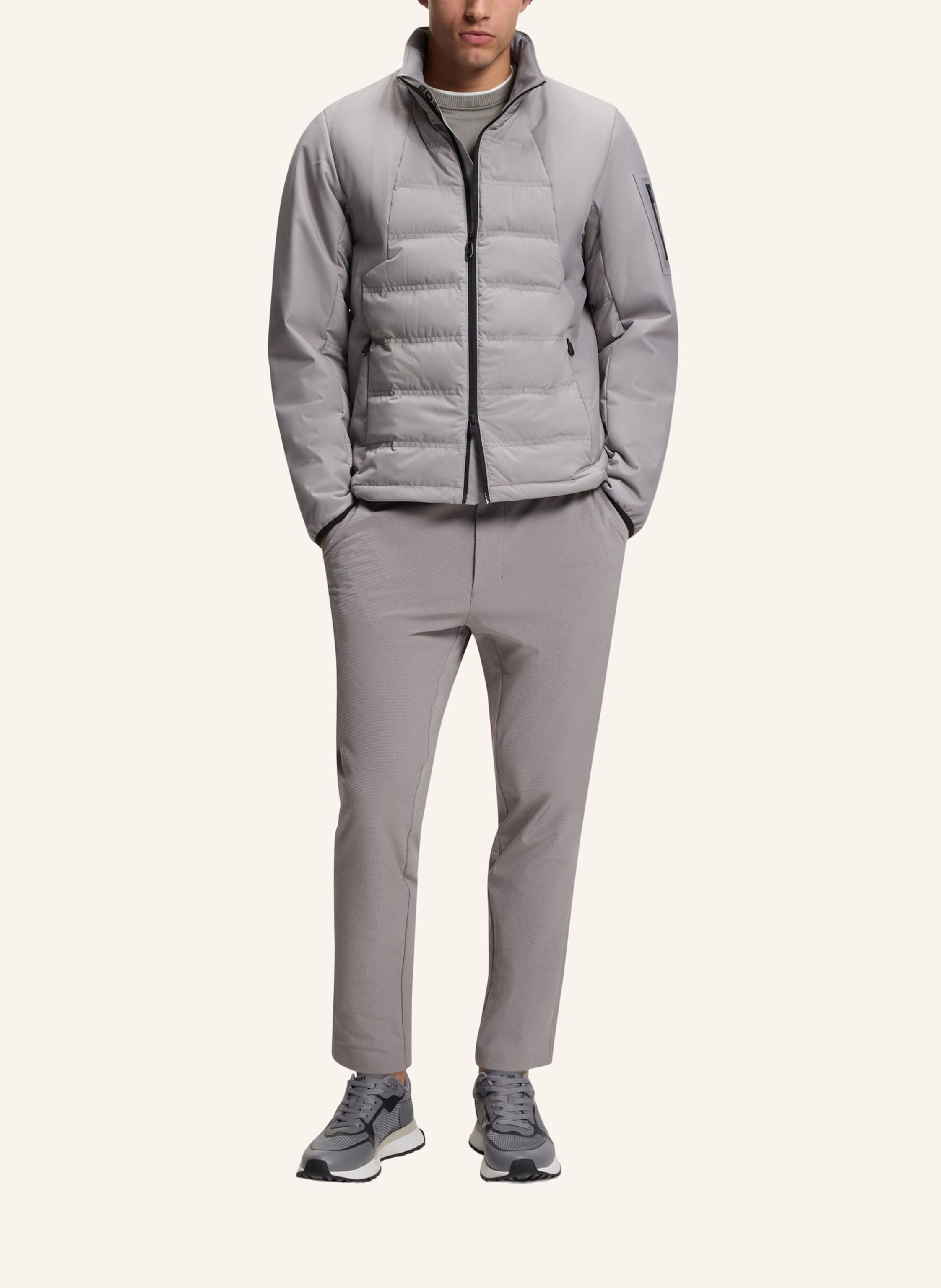 Thumbnail - Boss Pullover Kn_Ever-X Cn Regular Fit grau