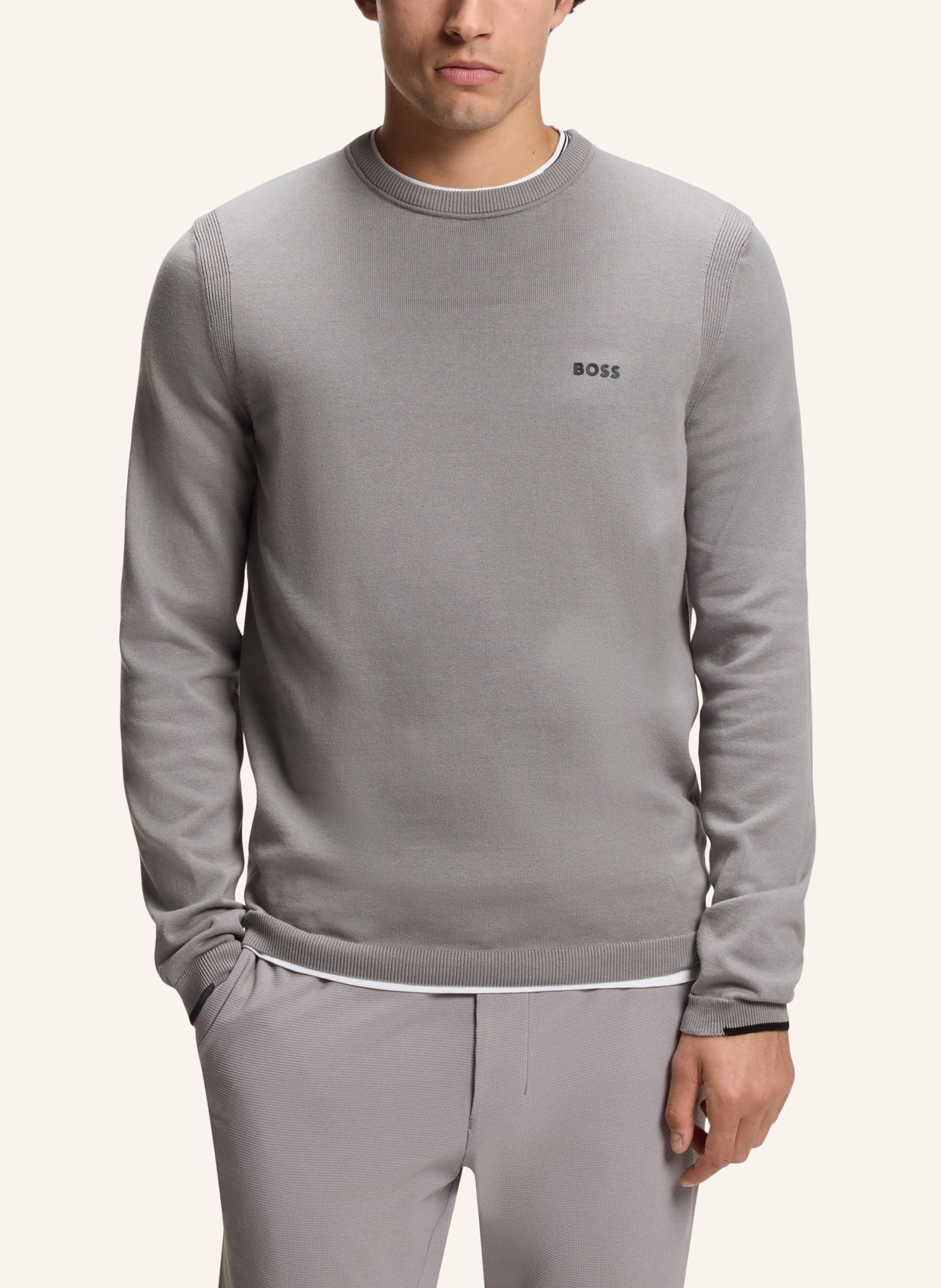 Thumbnail - Boss Pullover Kn_Ever-X Cn Regular Fit grau