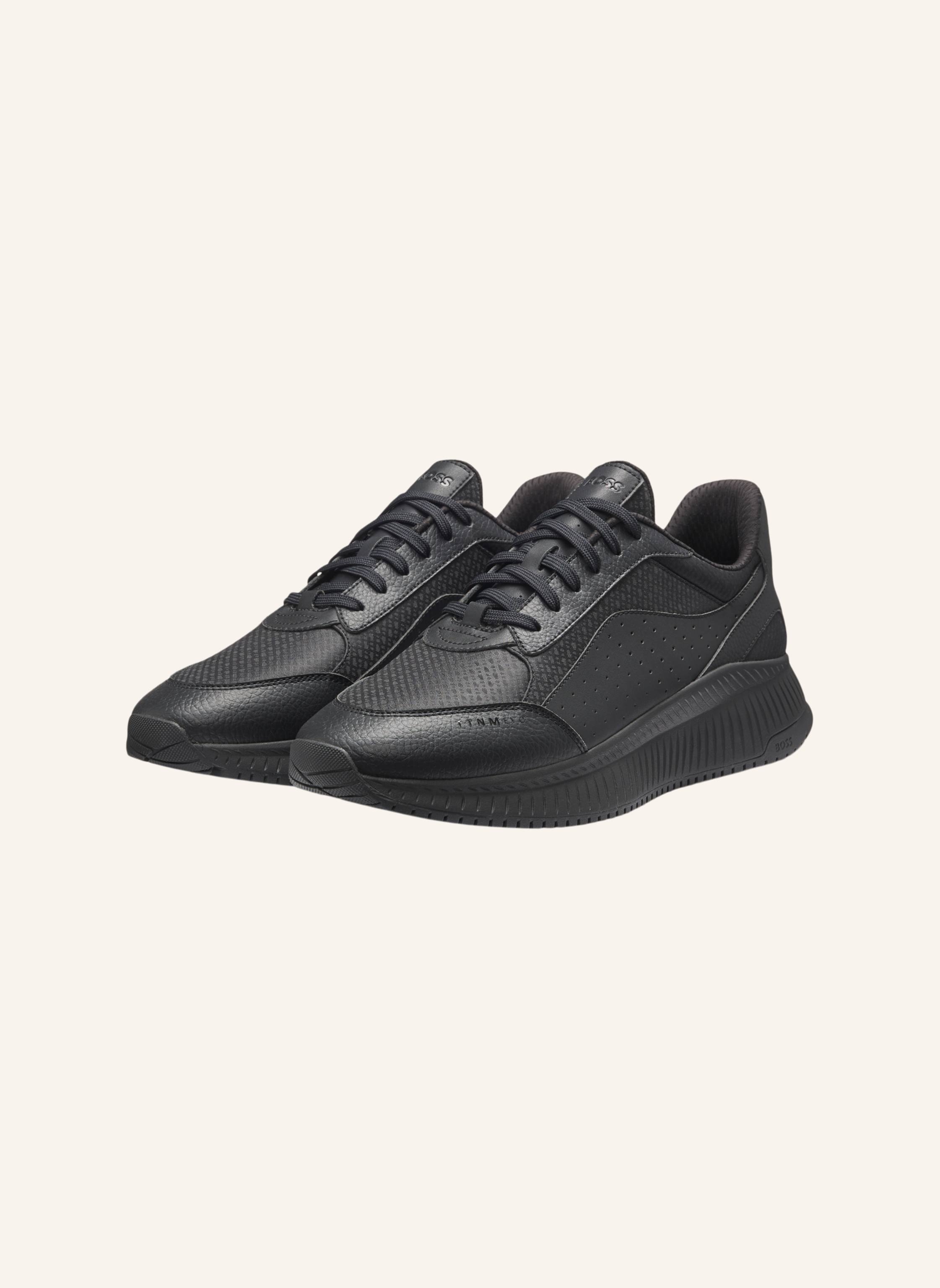 Boss Boss Sneaker Ttnm Evo_Runn_Ltnymn schwarz in SCHWARZ