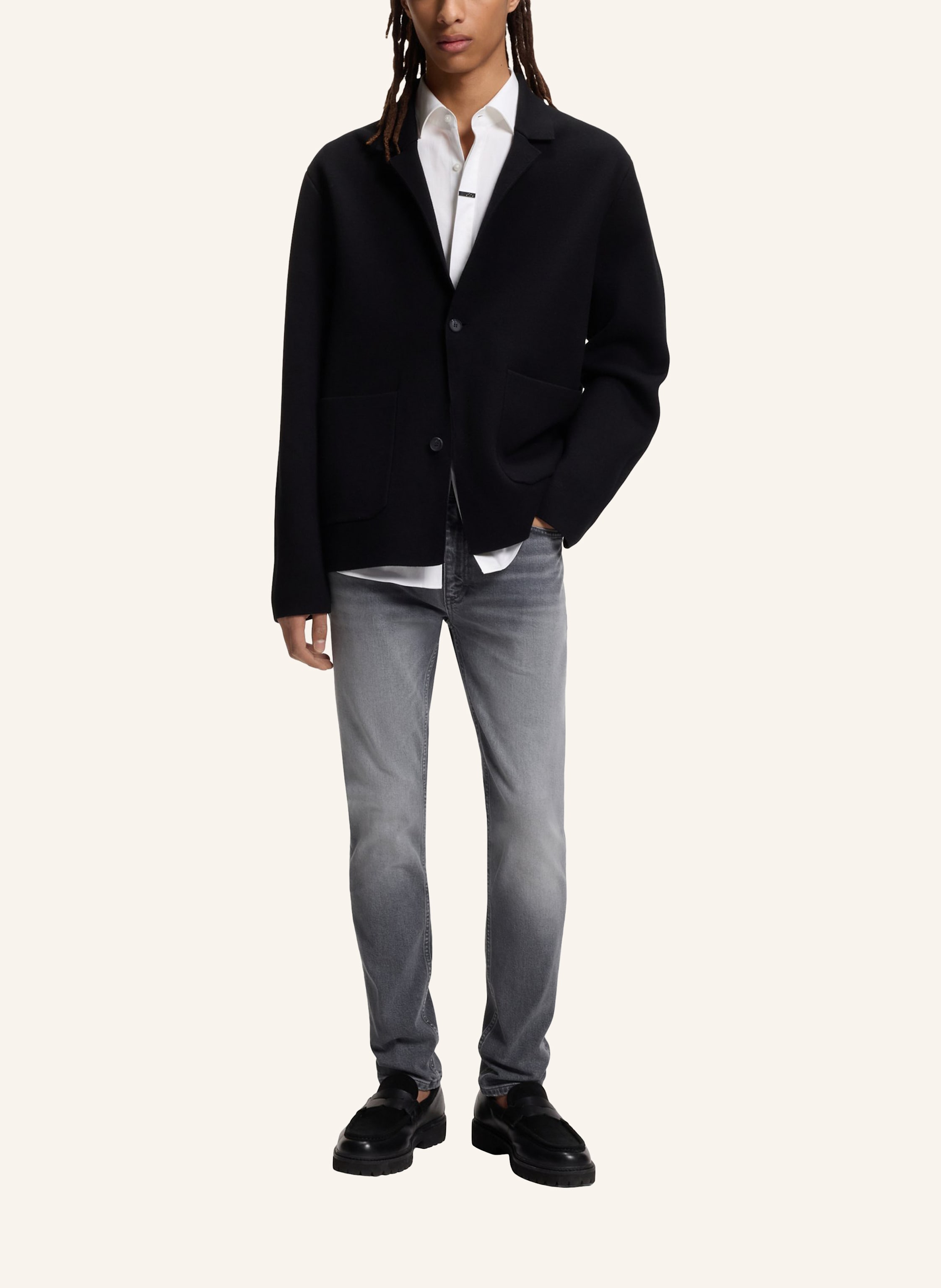 Thumbnail - Hugo Jeans Hugo 734 Extra-Slim Fit silber