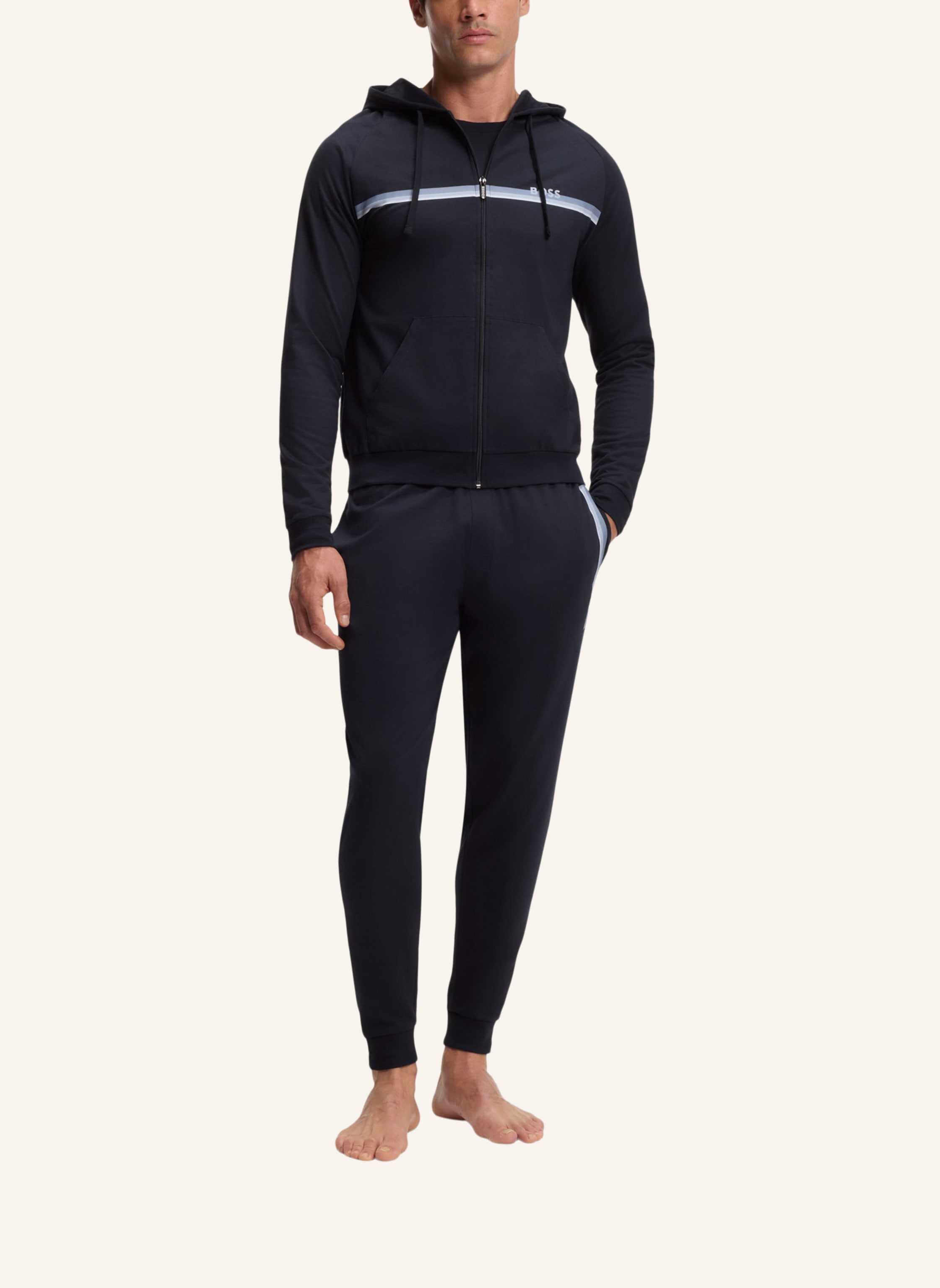 Thumbnail - Boss Loungewear Jacke Authentic Jacket H Regular Fit blau