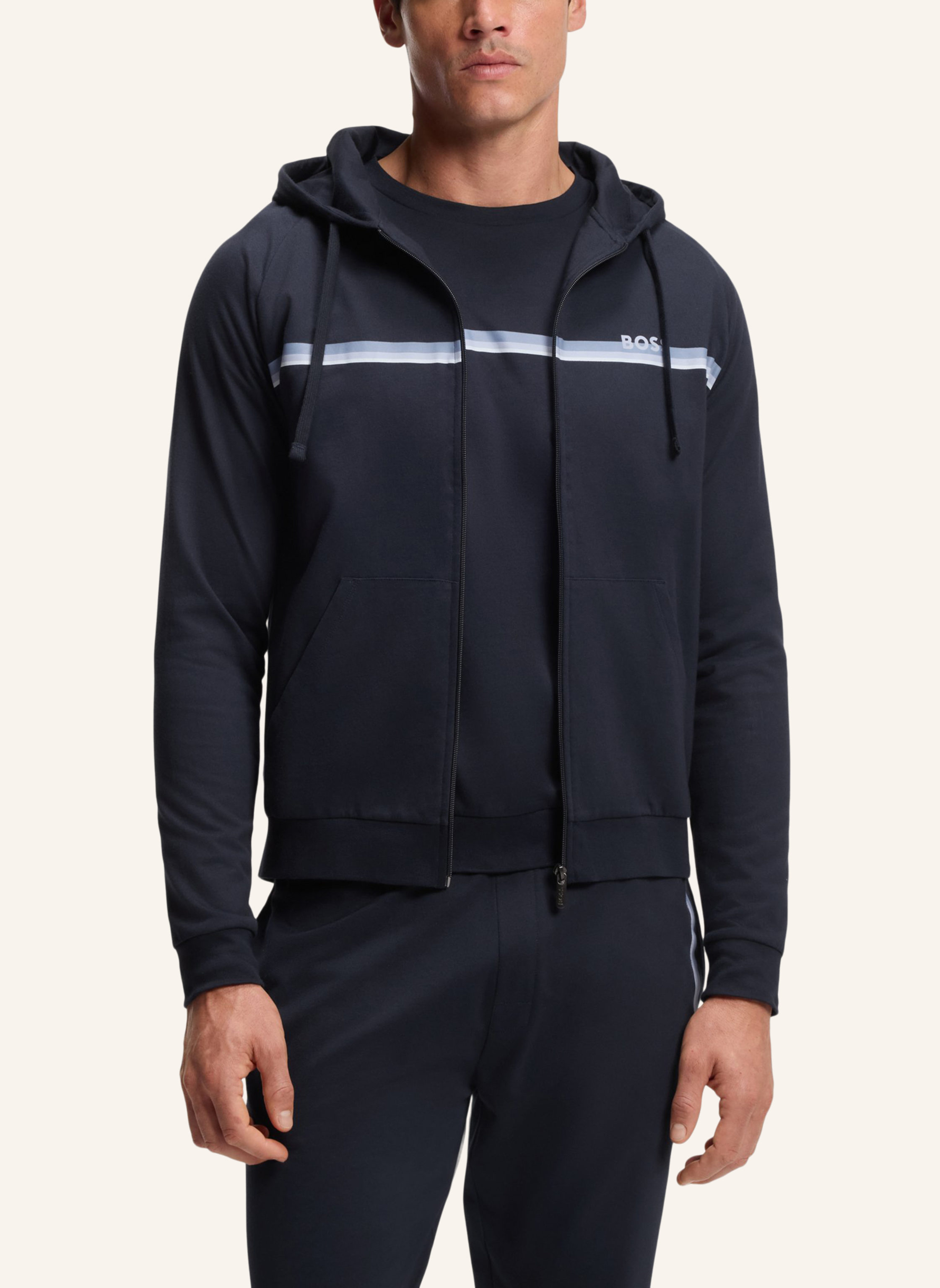 Thumbnail - Boss Loungewear Jacke Authentic Jacket H Regular Fit blau