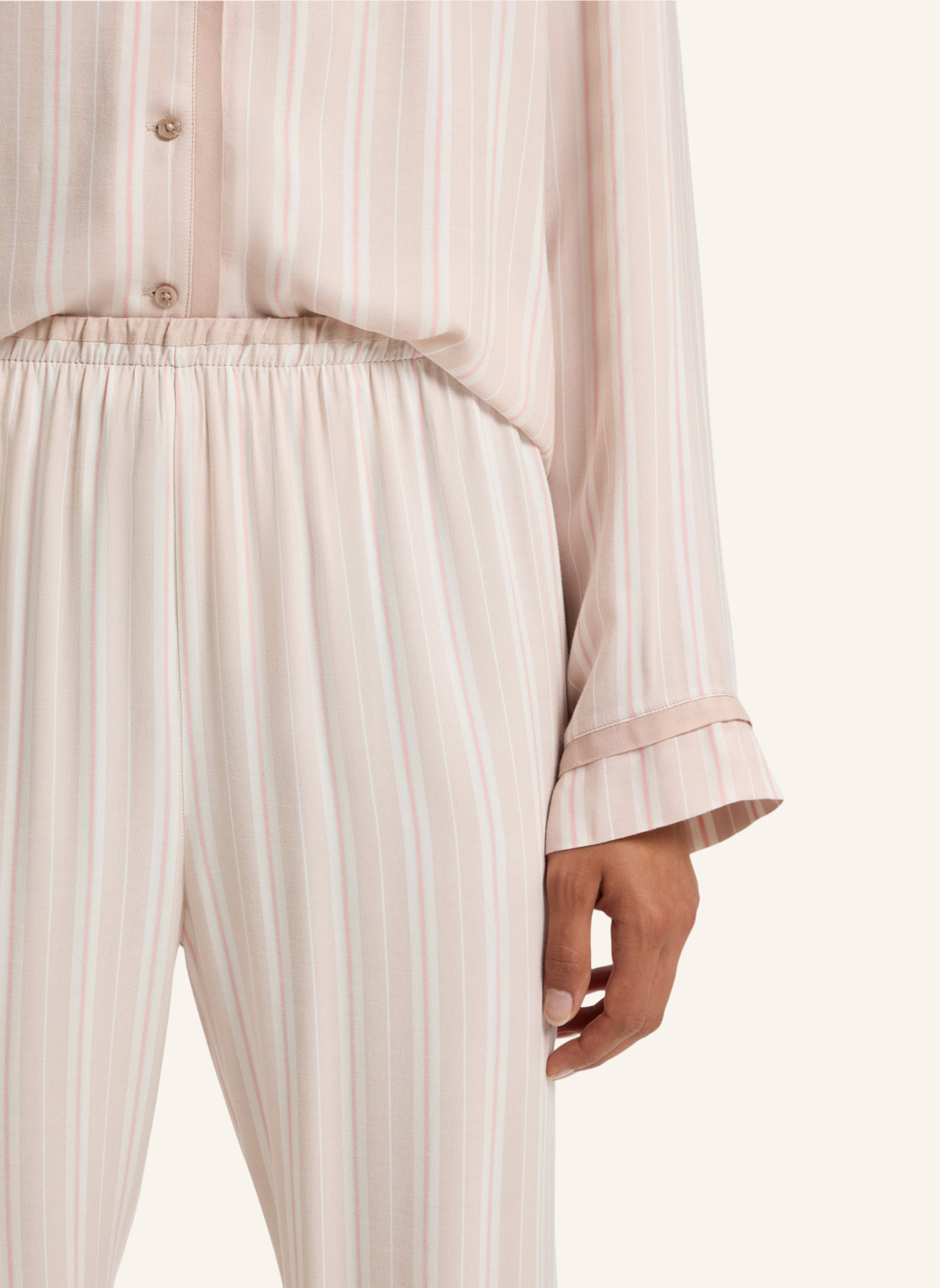 Thumbnail - Boss Pyjamas Unterteil Twill_Pants beige