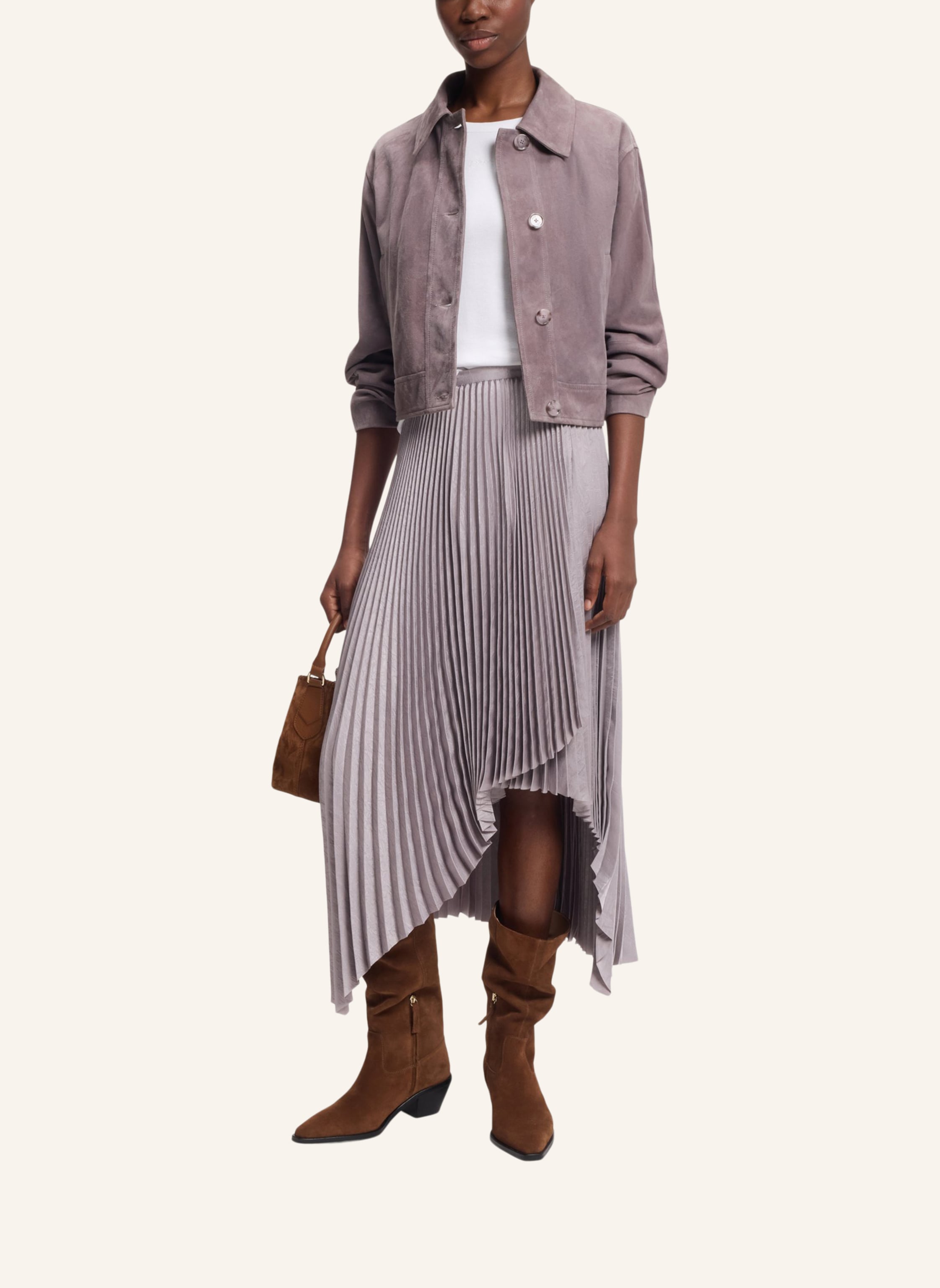 Thumbnail - Boss Maxi-Rock C_Vlantel Relaxed Fit lila