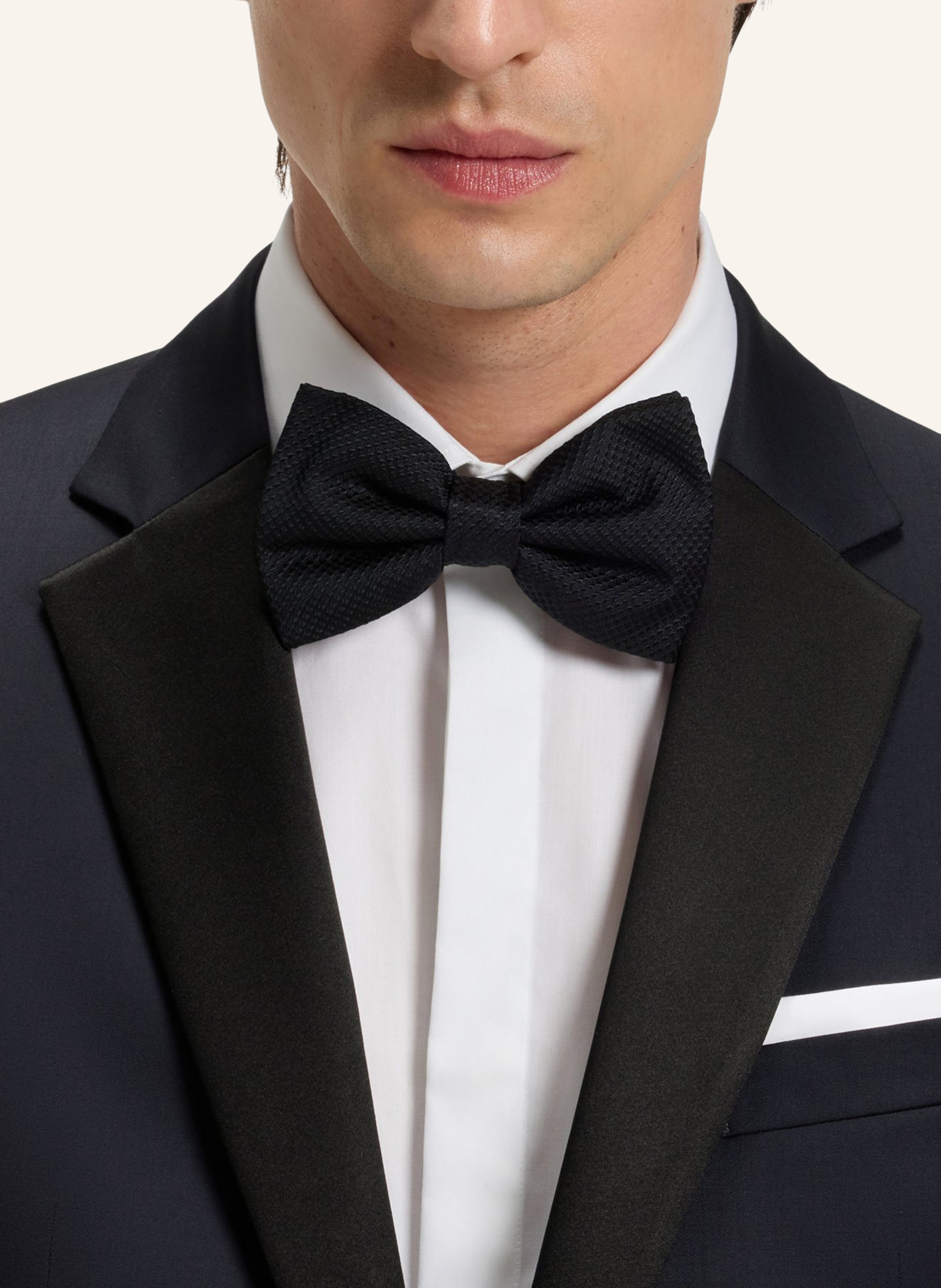 Thumbnail - Boss Smoking-Sakko Huge Slim Fit blau