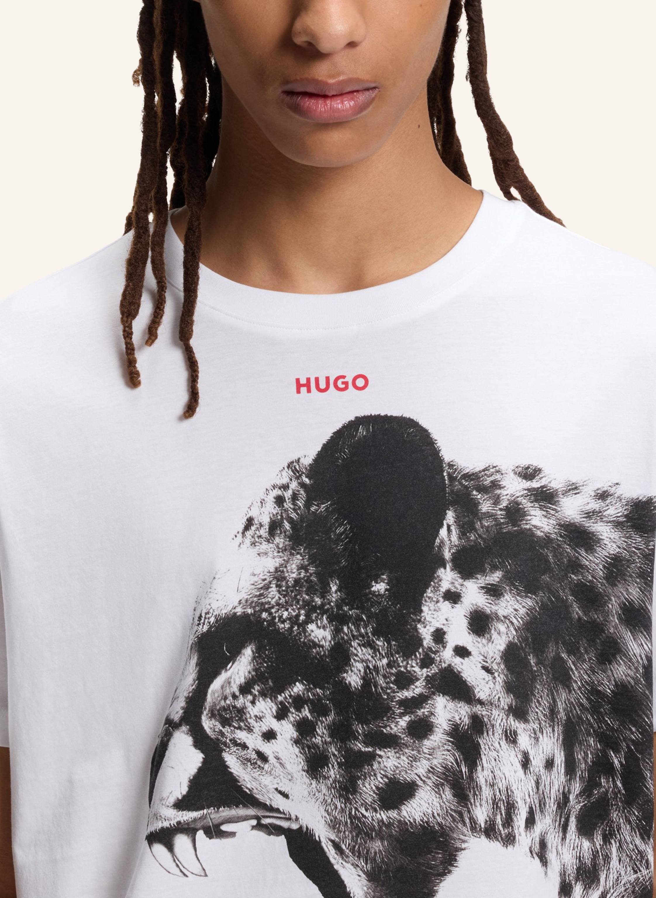Thumbnail - Hugo T-Shirt Dikobra_In Regular Fit weiss