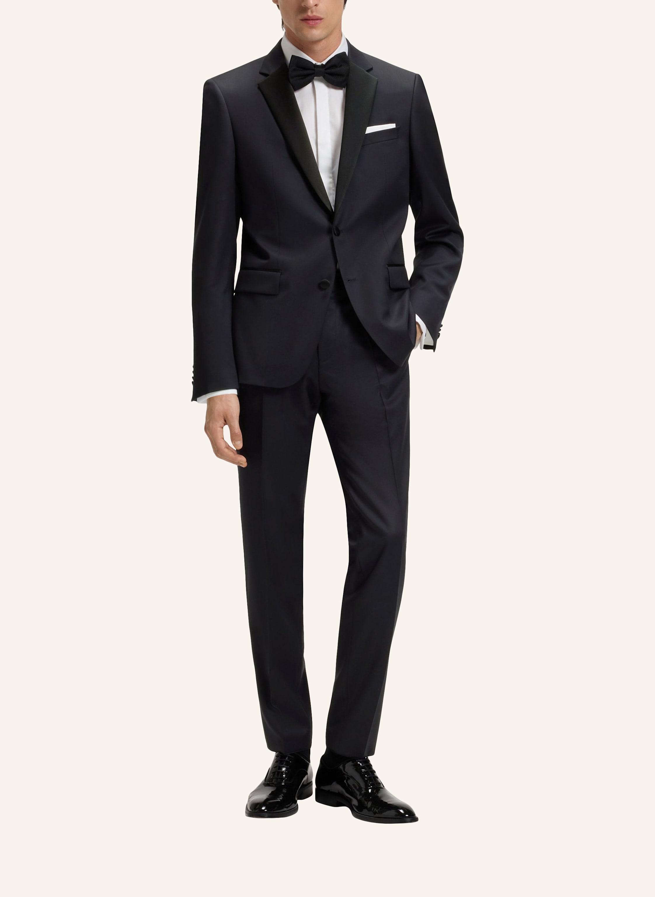 Thumbnail - Boss Smoking-Sakko Huge Slim Fit blau