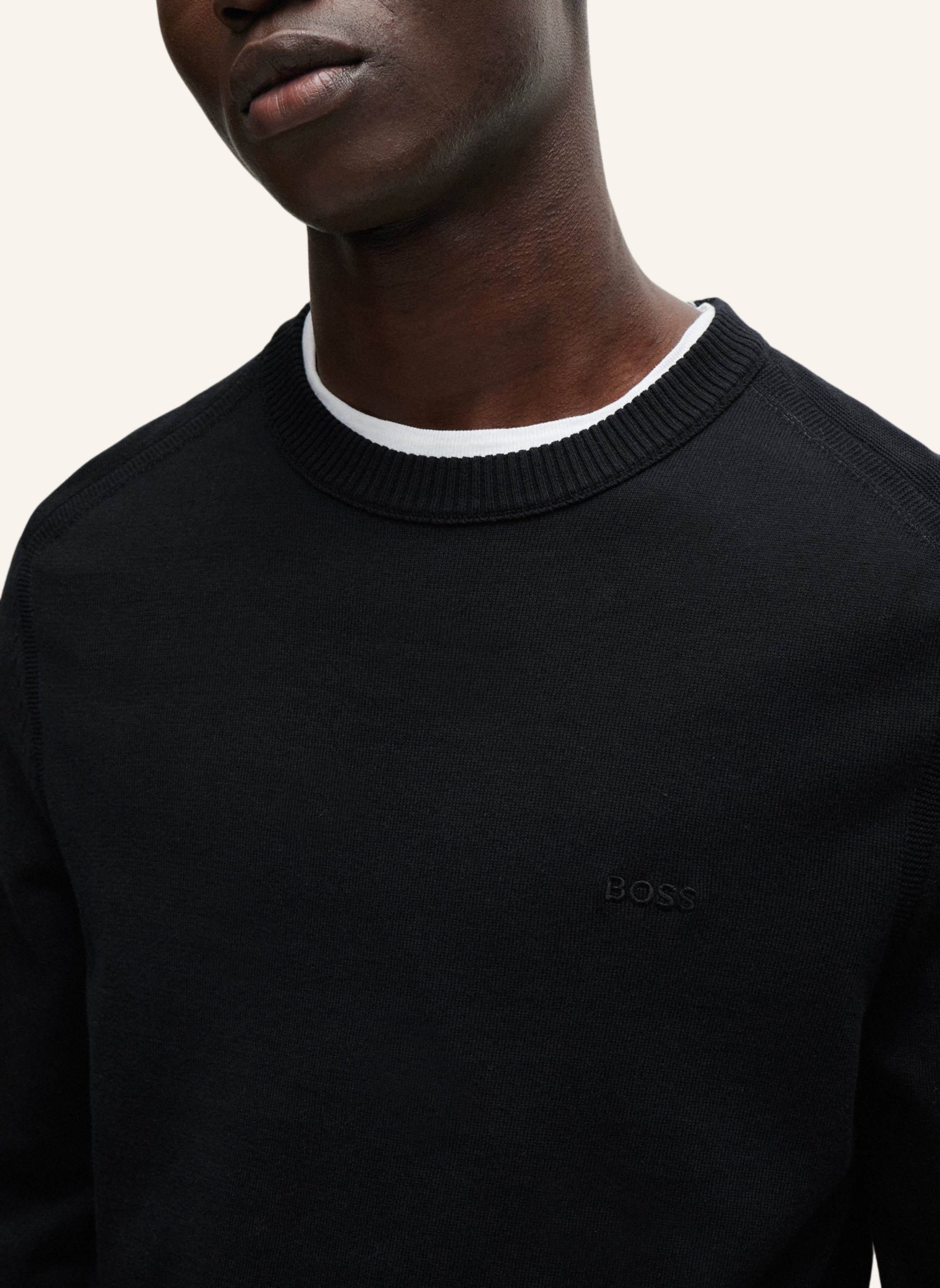 Thumbnail - Boss Pullover Asac_C Regular Fit schwarz