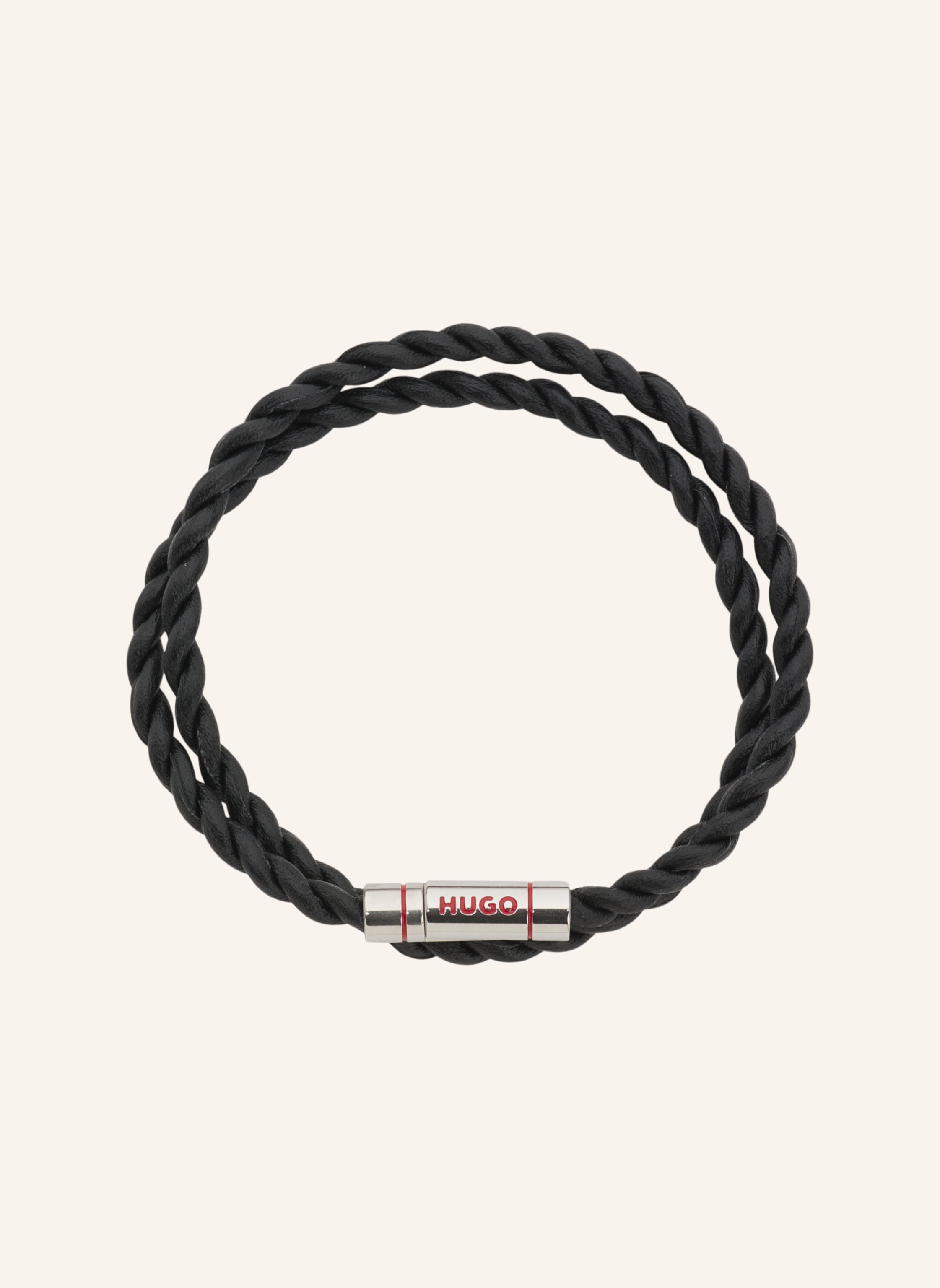 Hugo Hugo Armband E-doublebraid4-Bra schwarz in SCHWARZ