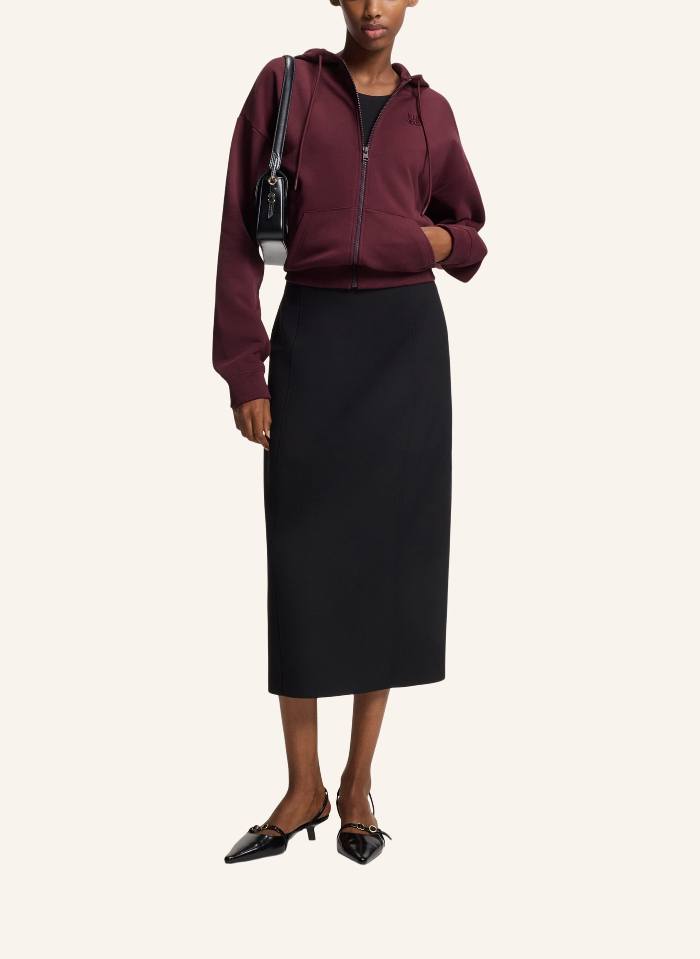 Thumbnail - Hugo Sweatshirt Dalfine Regular Fit lila